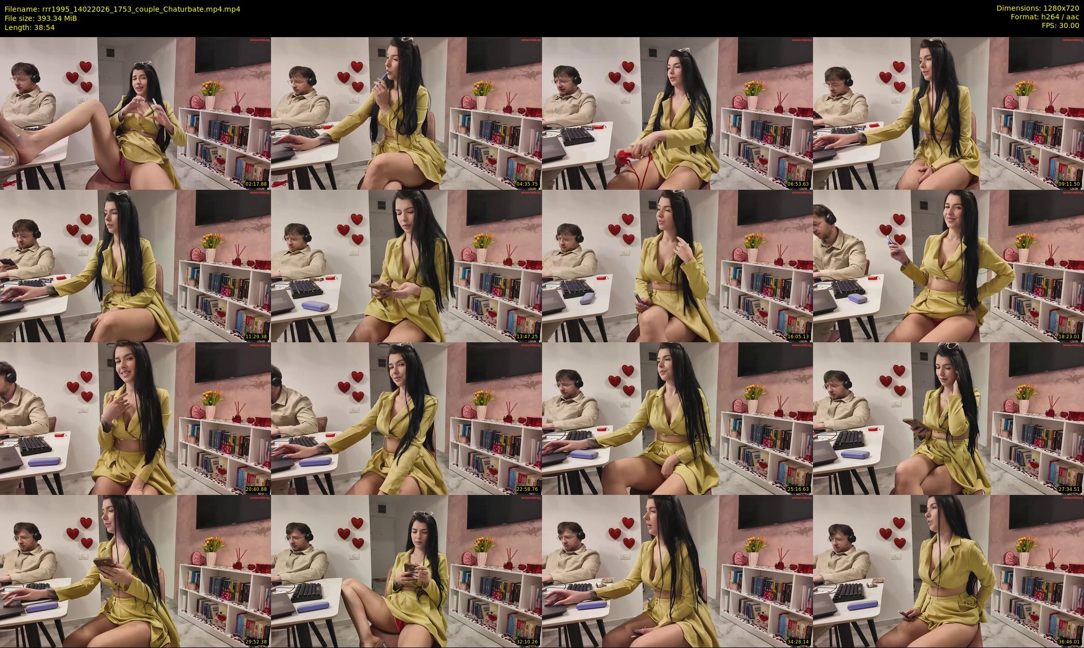 rrr1995 — 39 minute Chaturbate couple cam show recording, 720p, Feb 14, 2026