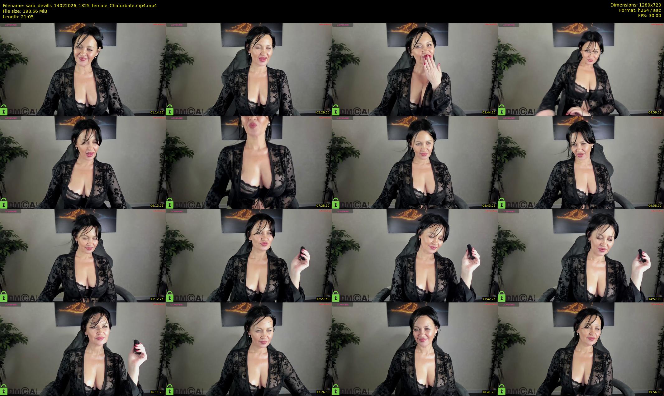sara_devills — 22 minute Chaturbate female cam show recording, 720p, Feb 14, 2026