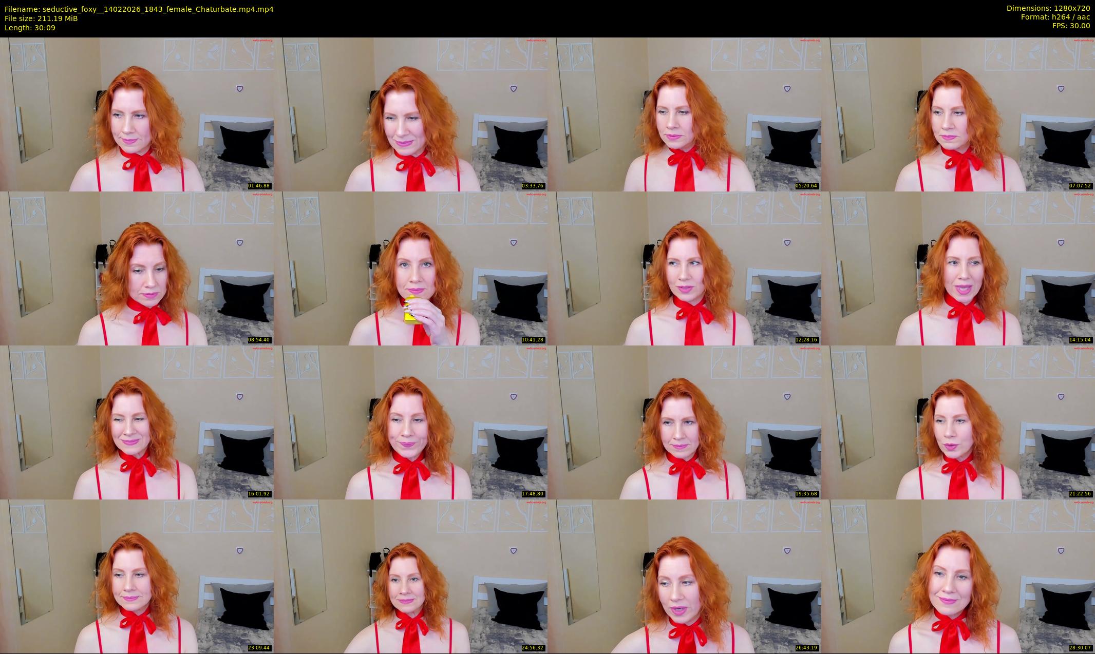 seductive_foxy_ — 31 minute Chaturbate female cam show recording, 720p, Feb 14, 2026