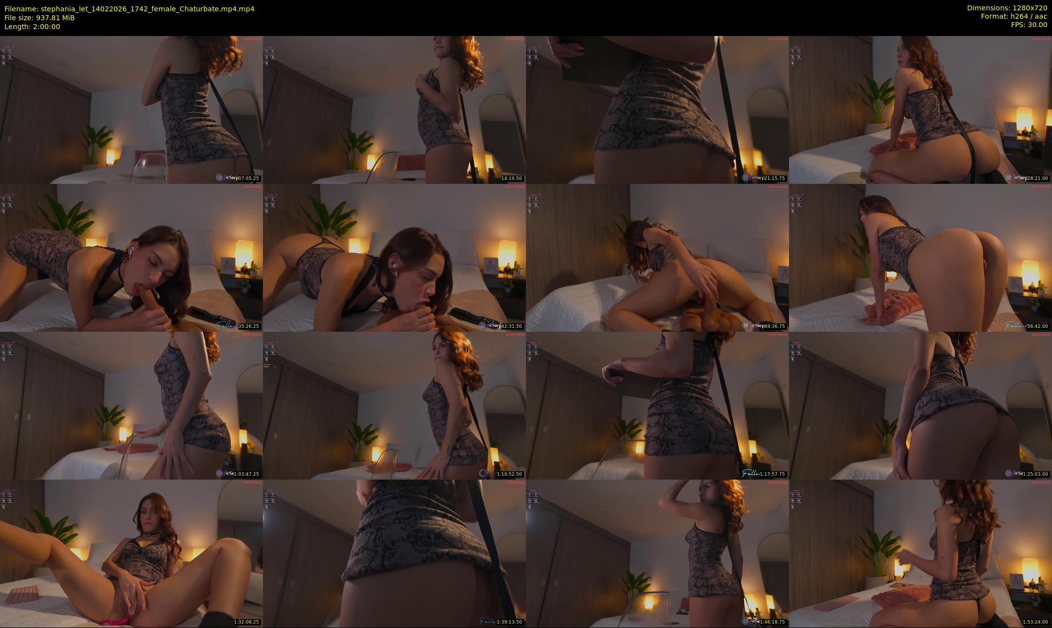 stephania_let — 120 minute Chaturbate female cam show recording, 720p, Feb 14, 2026