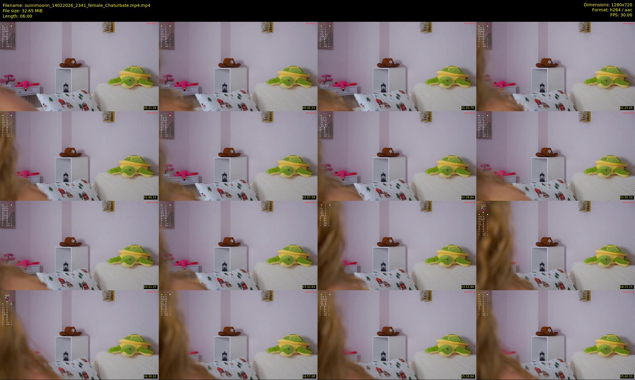 sunnmoonn — 6 minute Chaturbate female cam show recording, 720p, Feb 14, 2026