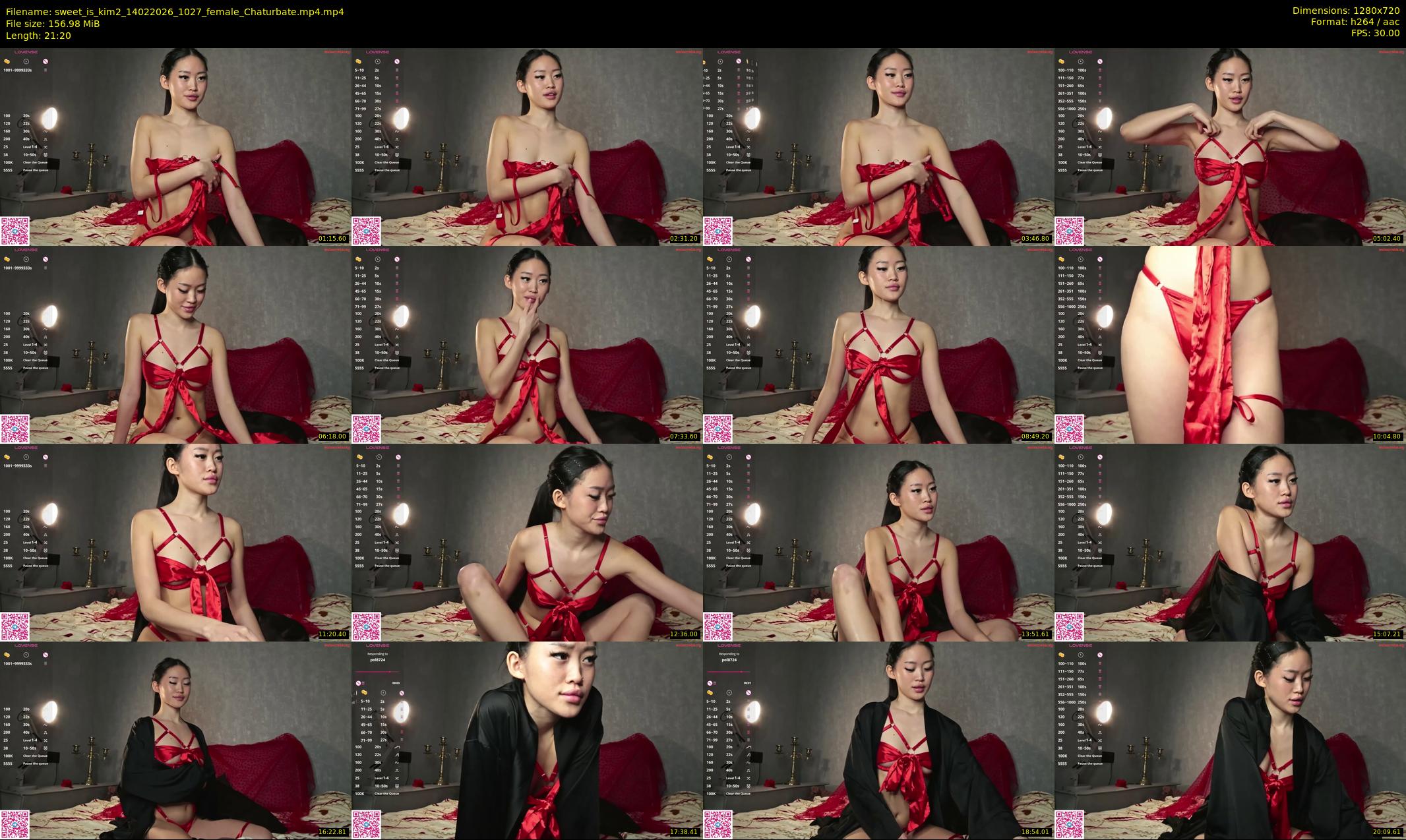 sweet_is_kim2 — 22 minute Chaturbate female cam show recording, 720p, Feb 14, 2026