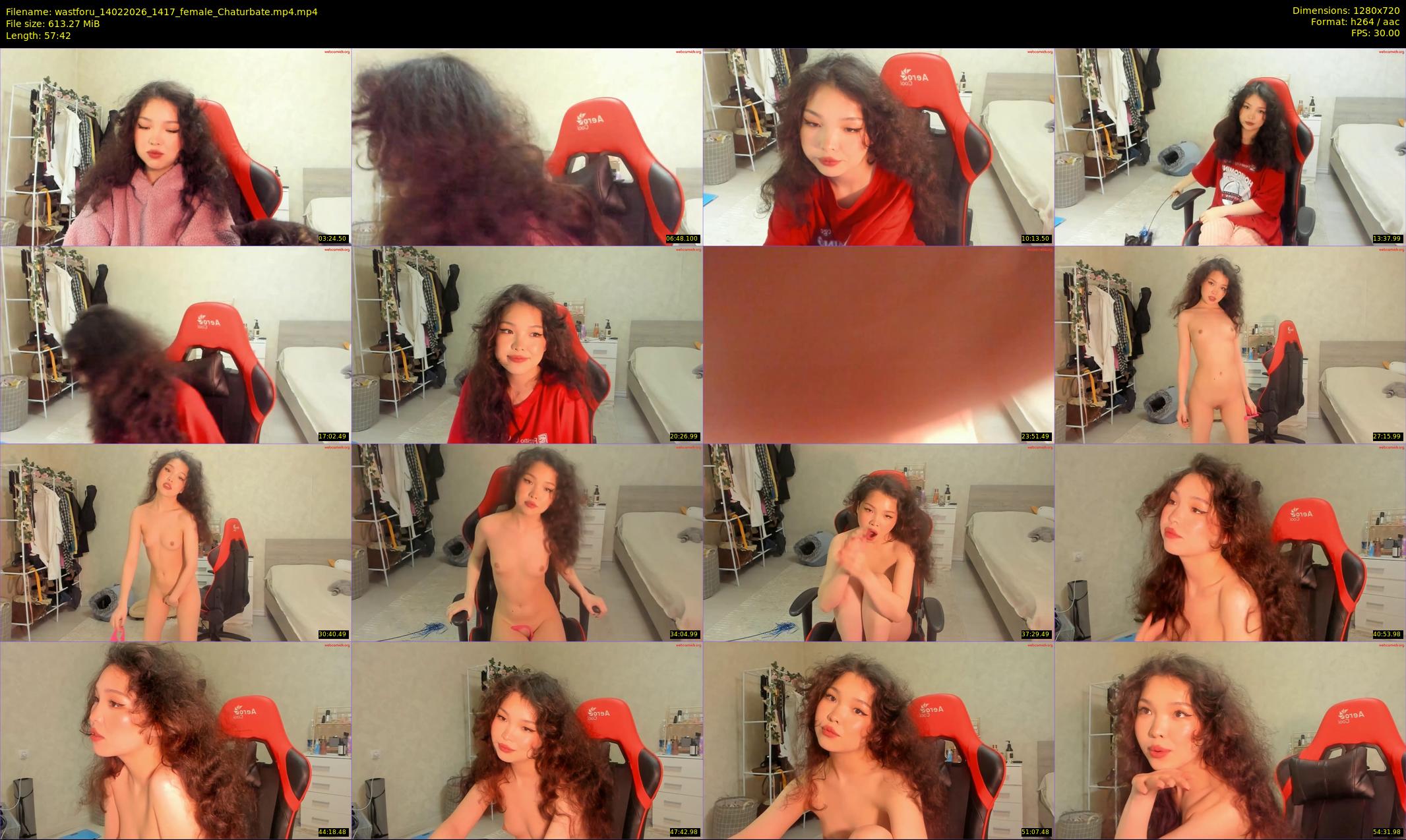 wastforu — 58 minute Chaturbate female cam show recording, 720p, Feb 14, 2026