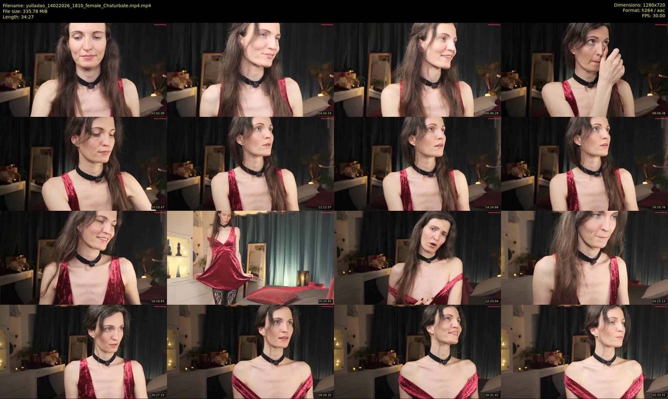 yulladao — 35 minute Chaturbate female cam show recording, 720p, Feb 14, 2026
