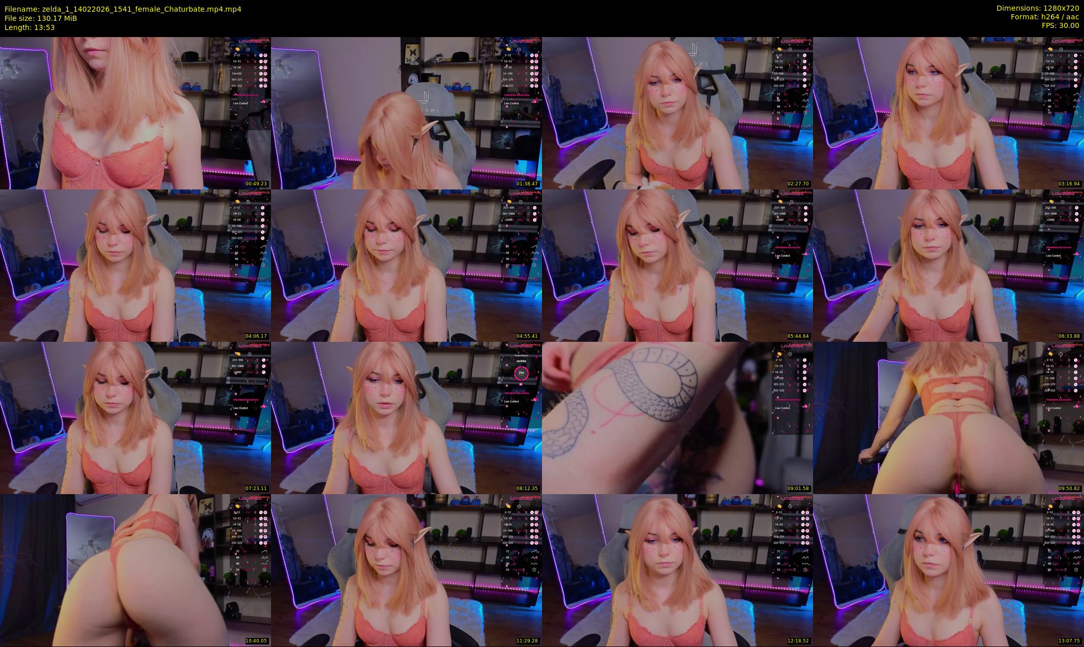 zelda_1 — 14 minute Chaturbate female cam show recording, 720p, Feb 14, 2026