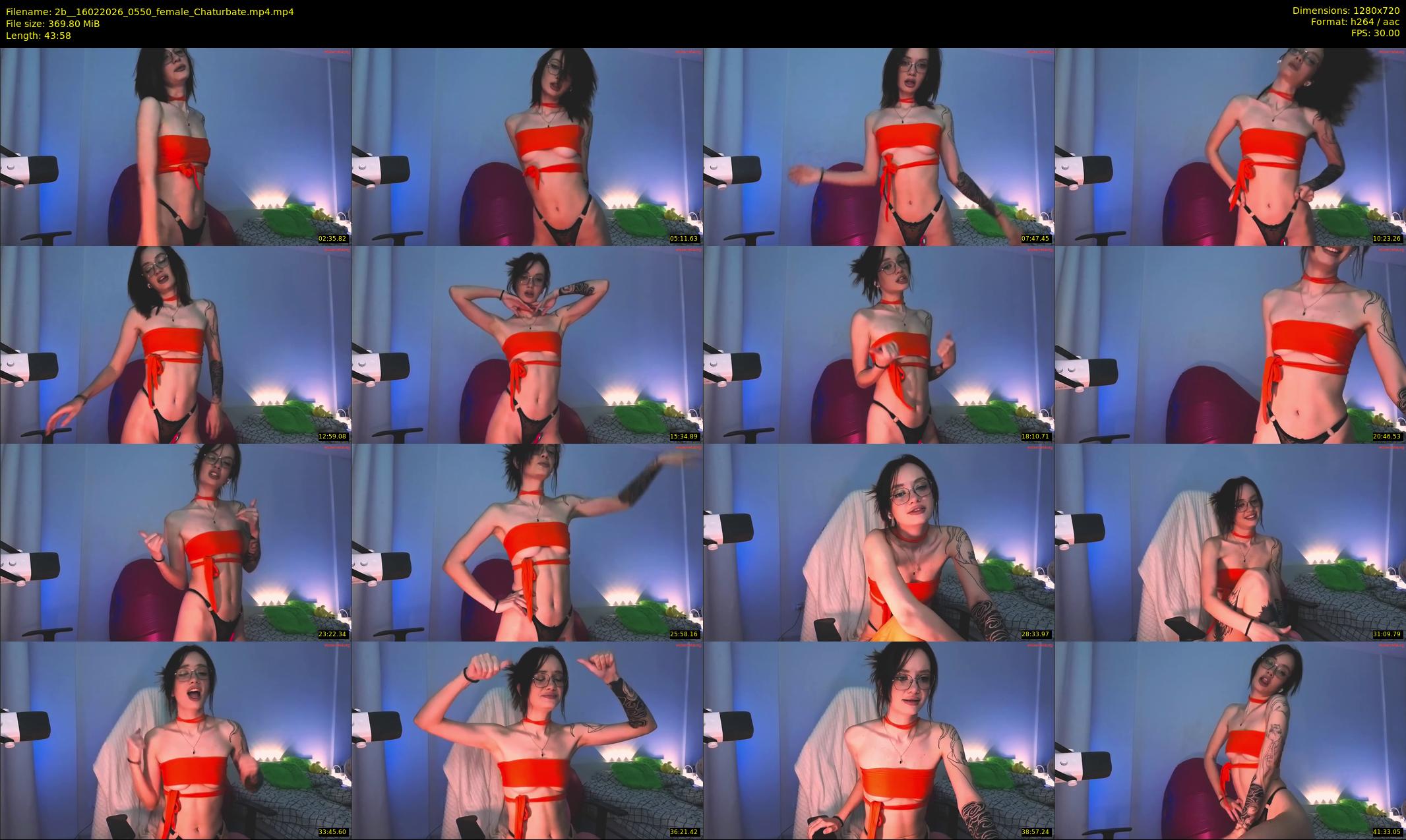 2b_ — 44 minute Chaturbate female cam show recording, 720p, Feb 16, 2026