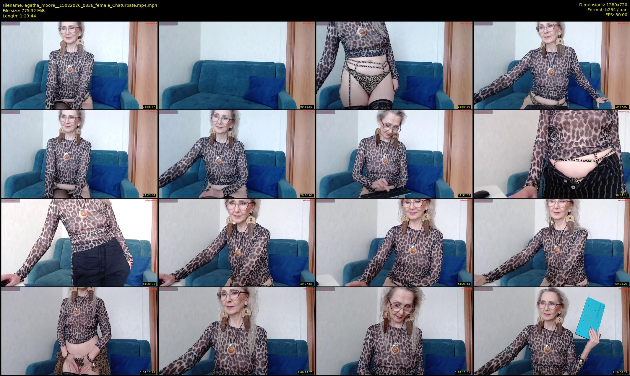 agatha_moore_ — 84 minute Chaturbate female cam show recording, 720p, Feb 15, 2026