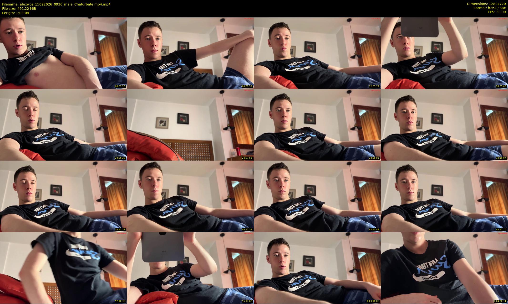 alexwos — 69 minute Chaturbate male cam show recording, 720p, Feb 15, 2026
