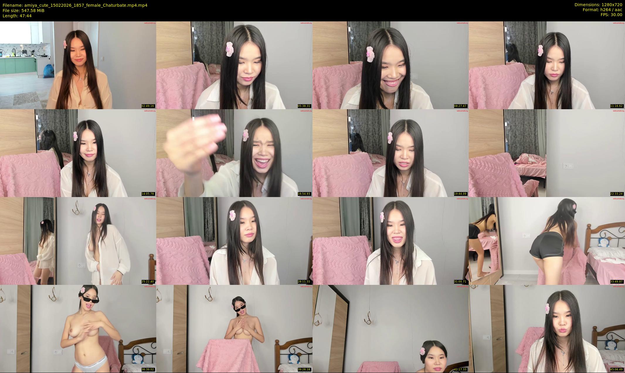 amiya_cute — 48 minute Chaturbate female cam show recording, 720p, Feb 15, 2026