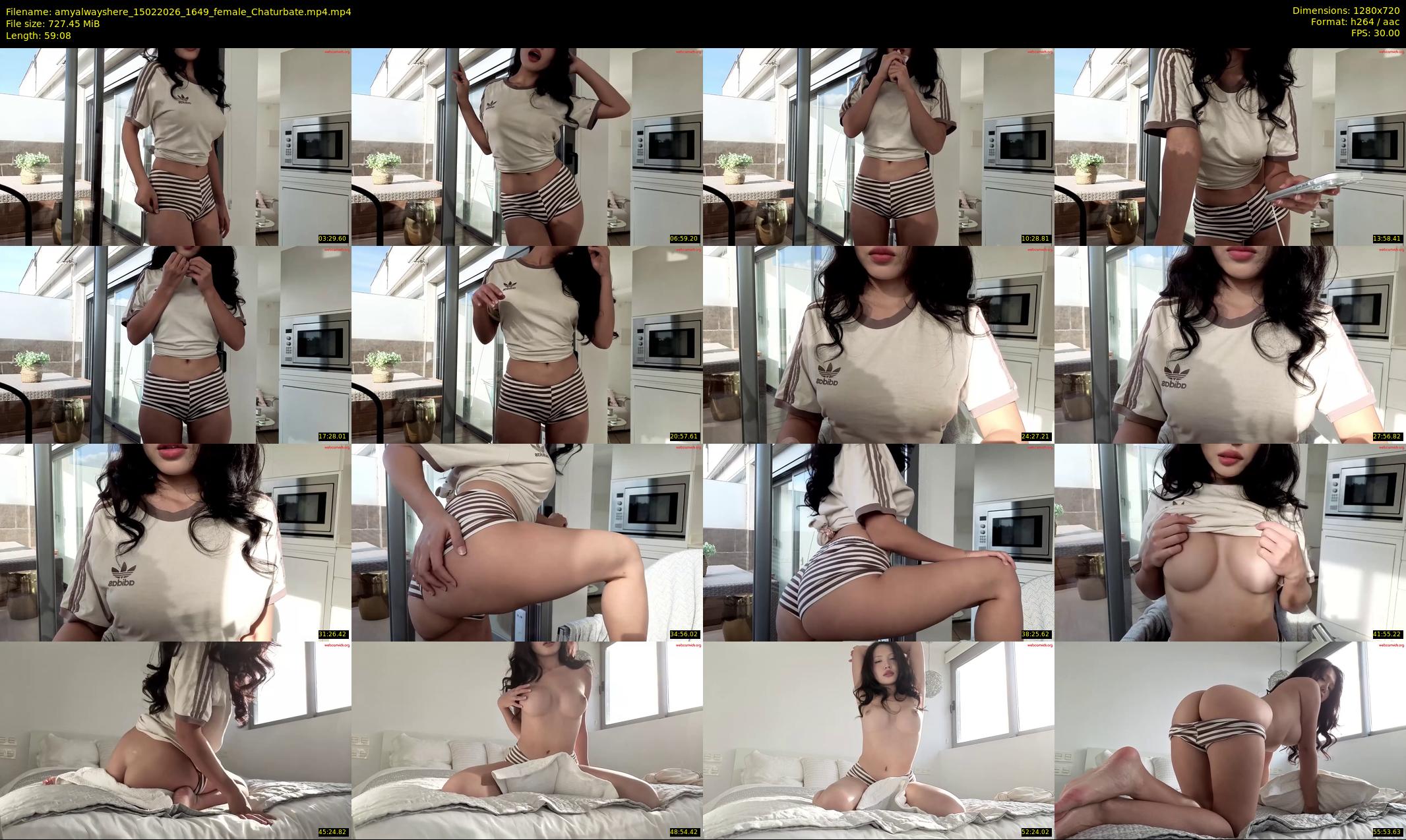 amyalwayshere — 60 minute Chaturbate female cam show recording, 720p, Feb 15, 2026