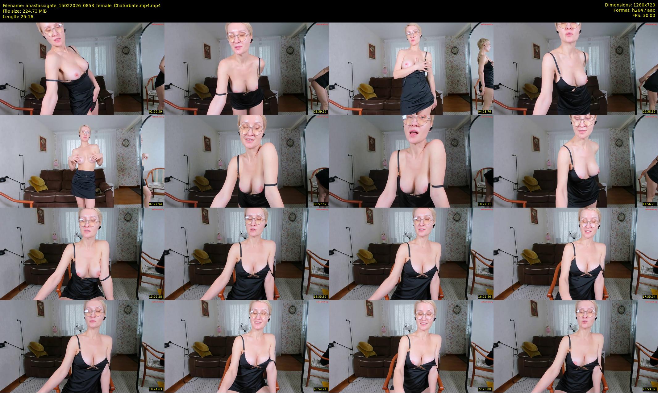 anastasiagate — 26 minute Chaturbate female cam show recording, 720p, Feb 15, 2026