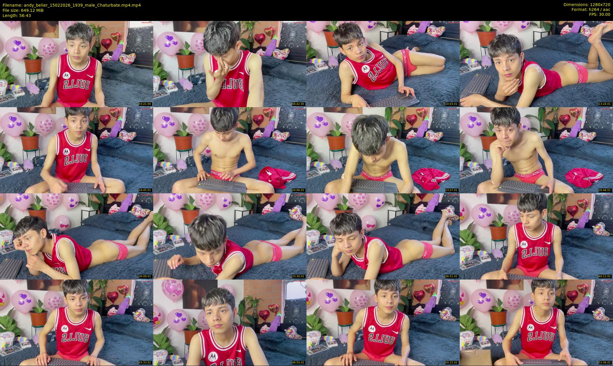 andy_belier — 57 minute Chaturbate male cam show recording, 720p, Feb 15, 2026