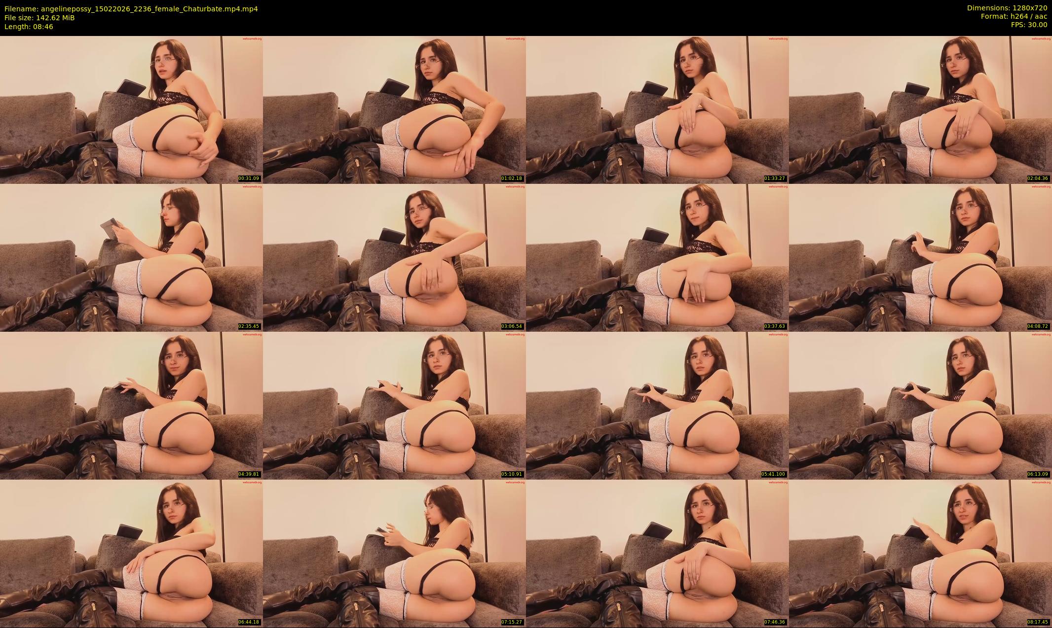 angelinepossy — 9 minute Chaturbate female cam show recording, 720p, Feb 15, 2026