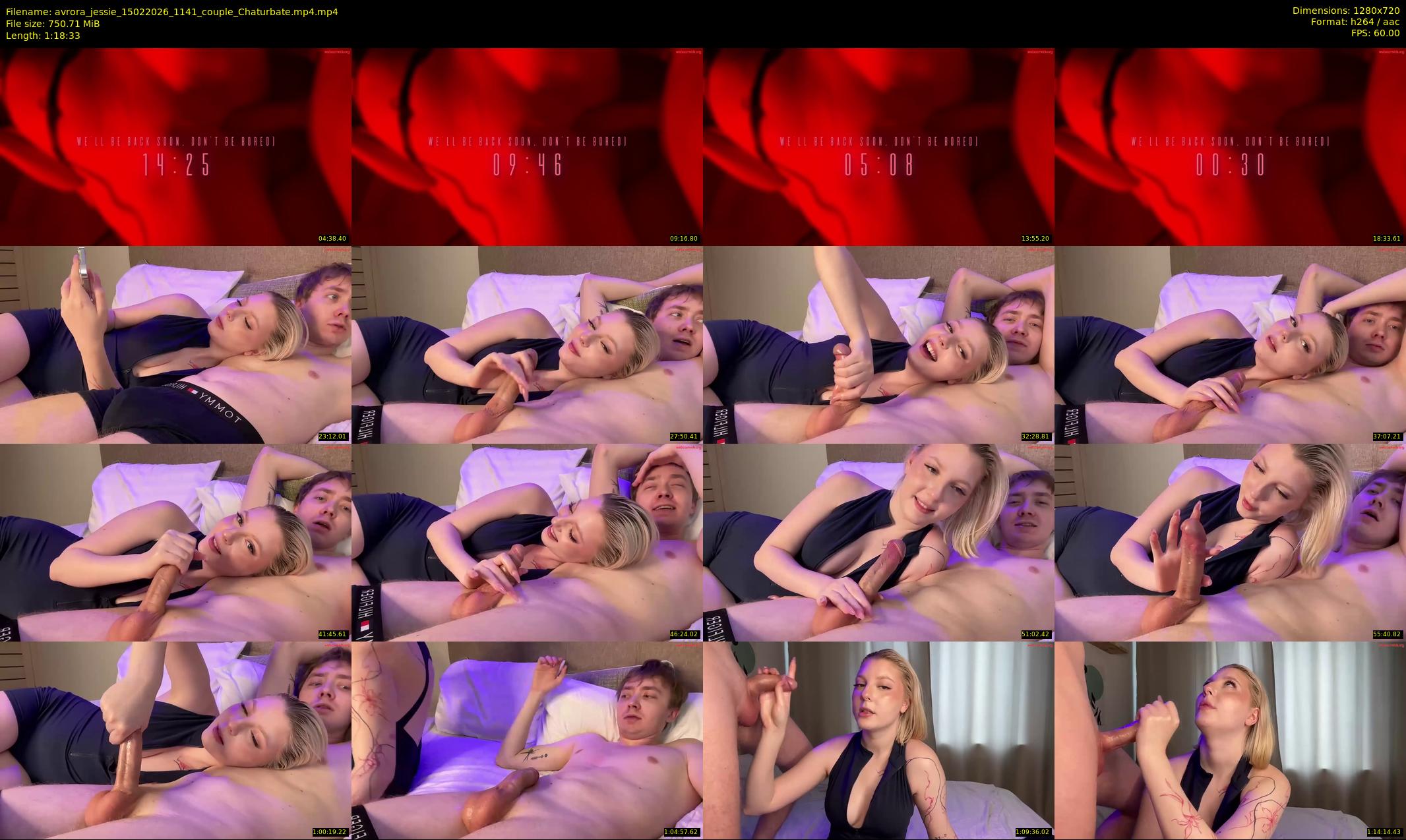 avrora_jessie — 79 minute Chaturbate couple cam show recording, 720p, Feb 15, 2026