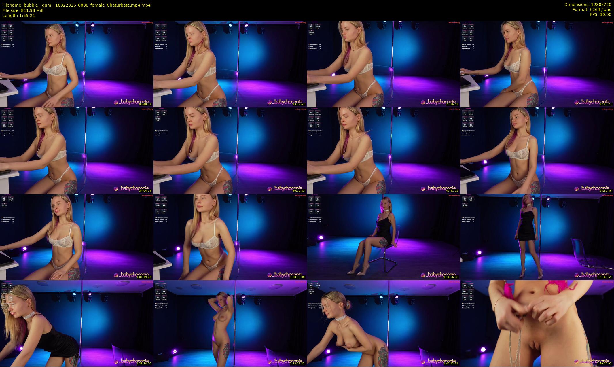 bubble__gum_ — 116 minute Chaturbate female cam show recording, 720p, Feb 16, 2026