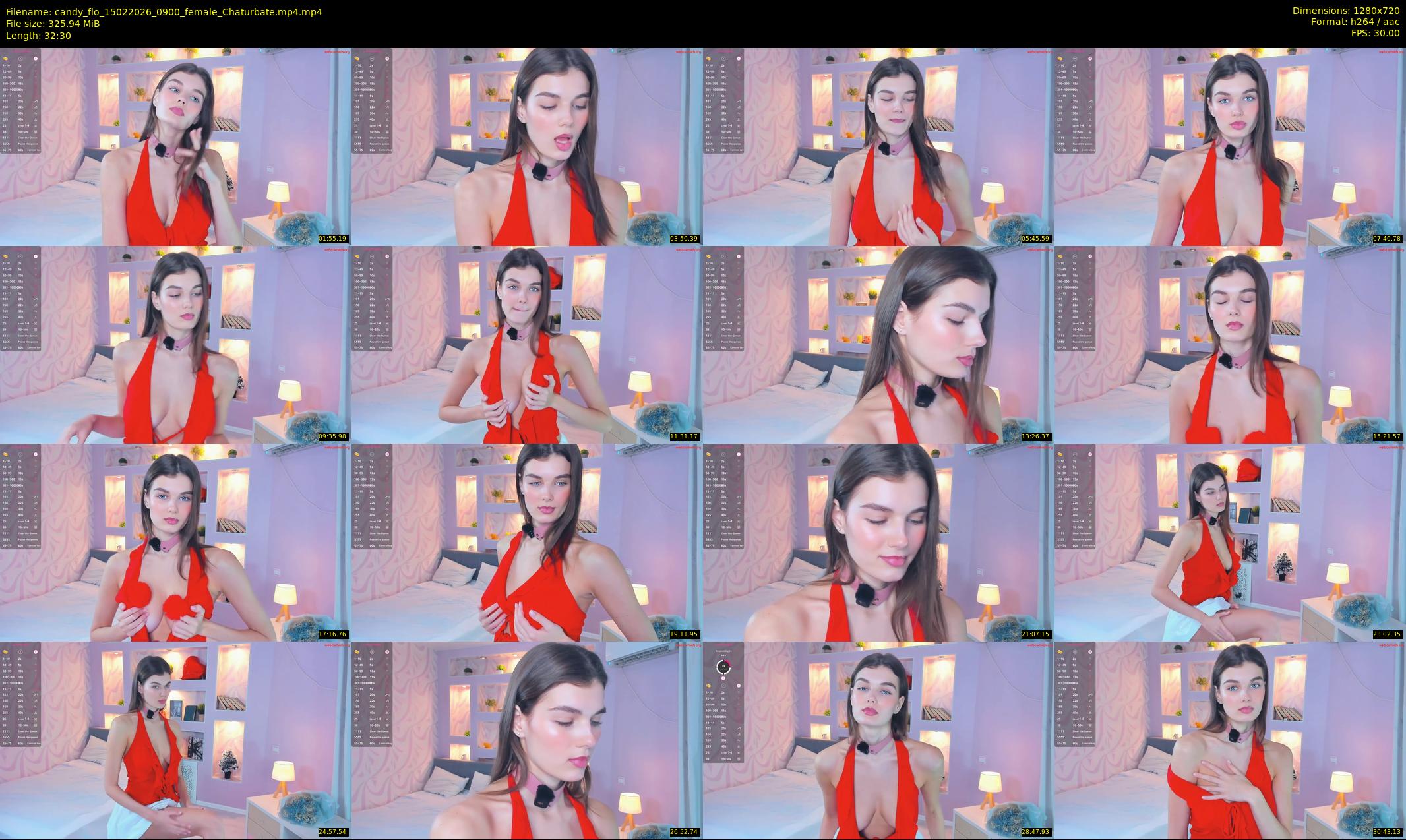 candy_flo — 33 minute Chaturbate female cam show recording, 720p, Feb 15, 2026