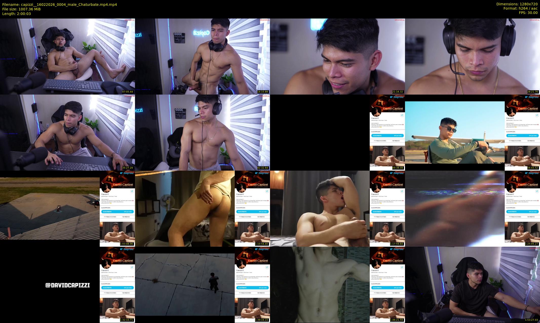 capizzi_ — 121 minute Chaturbate male cam show recording, 720p, Feb 16, 2026