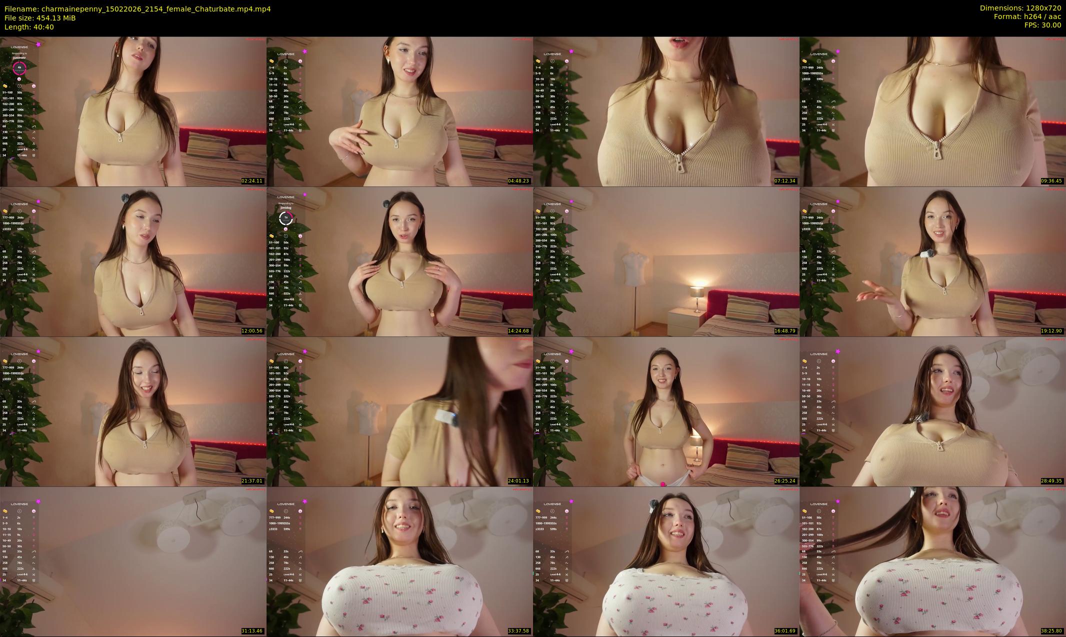 charmainepenny — 41 minute Chaturbate female cam show recording, 720p, Feb 15, 2026