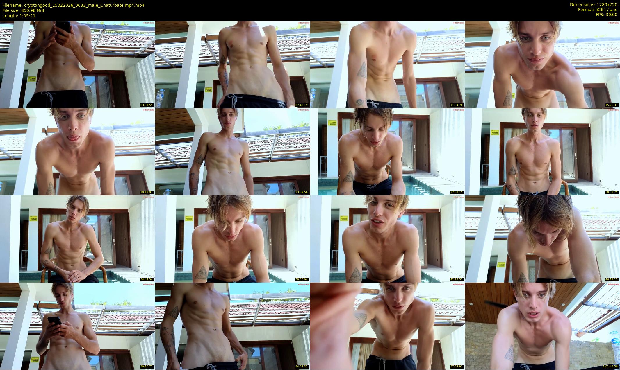 cryptongood — 66 minute Chaturbate male cam show recording, 720p, Feb 15, 2026