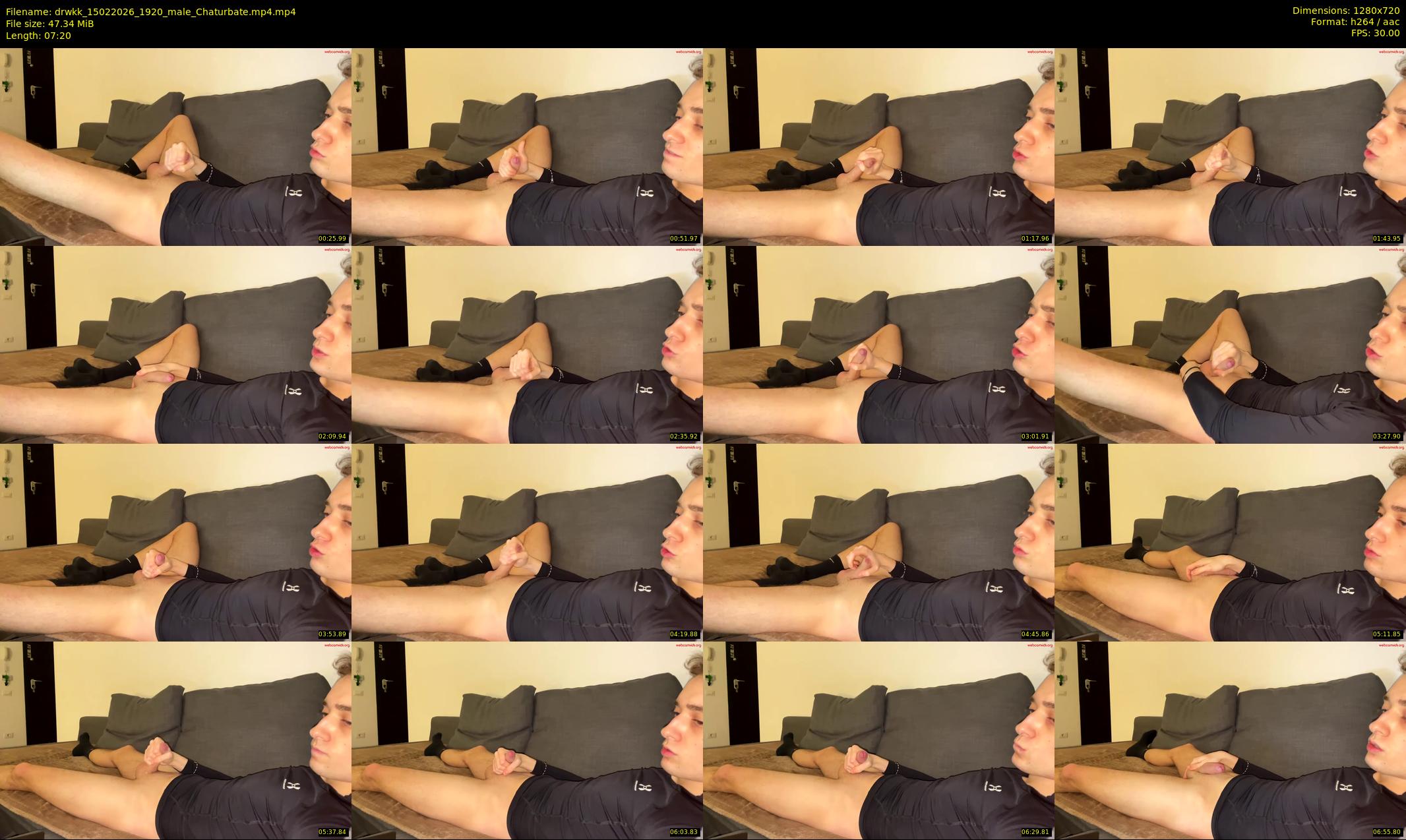 drwkk — 8 minute Chaturbate male cam show recording, 720p, Feb 15, 2026