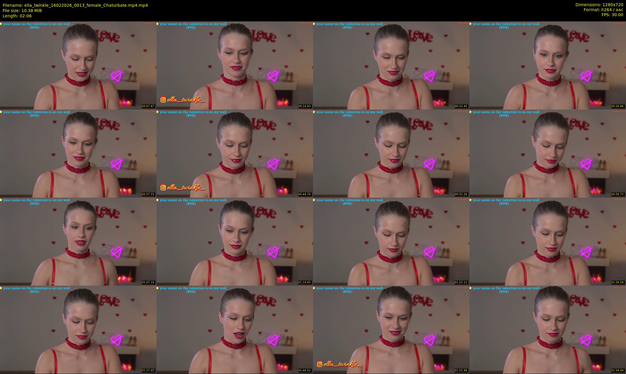 ella_twinkle — 3 minute Chaturbate female cam show recording, 720p, Feb 16, 2026