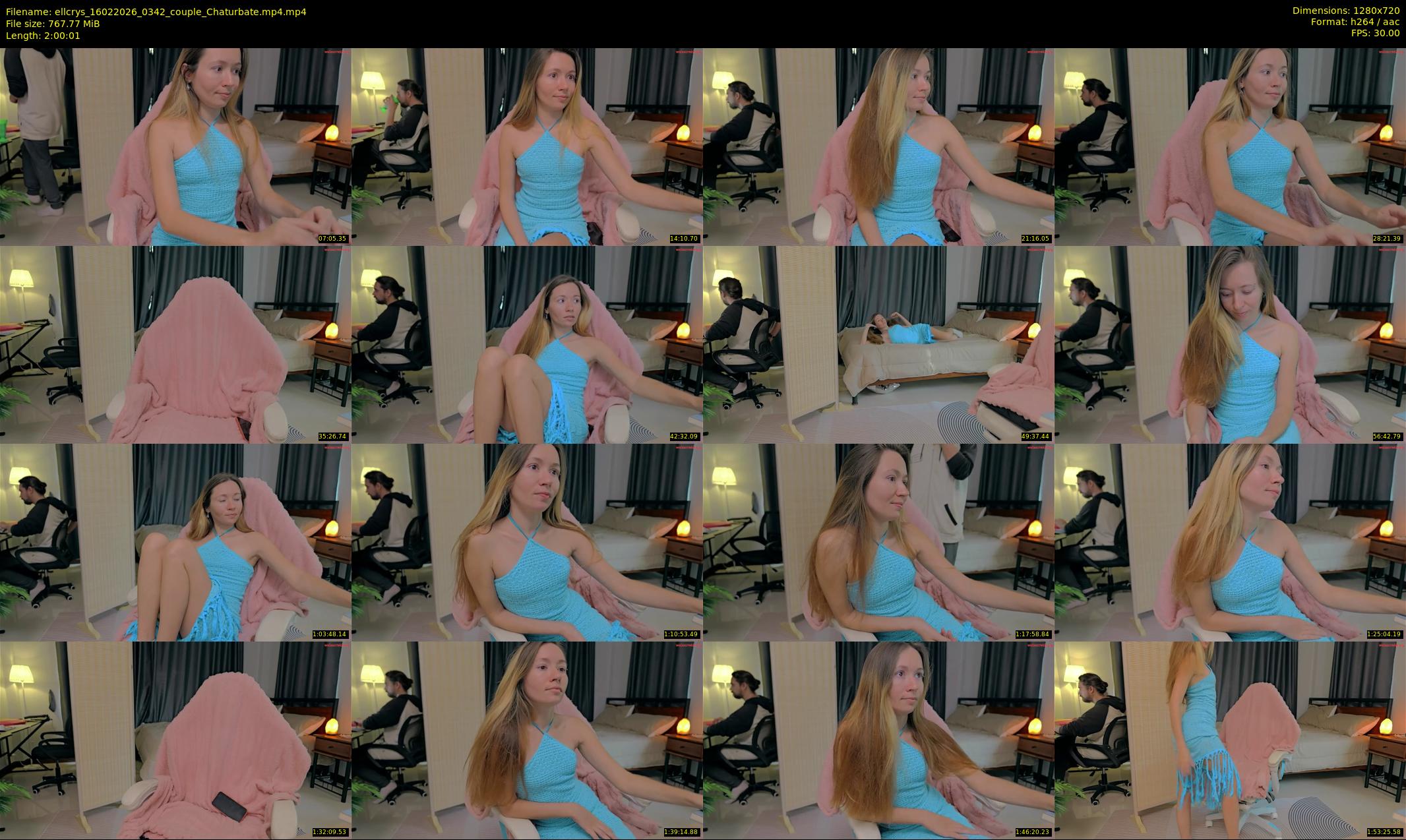 ellcrys — 121 minute Chaturbate couple cam show recording, 720p, Feb 16, 2026