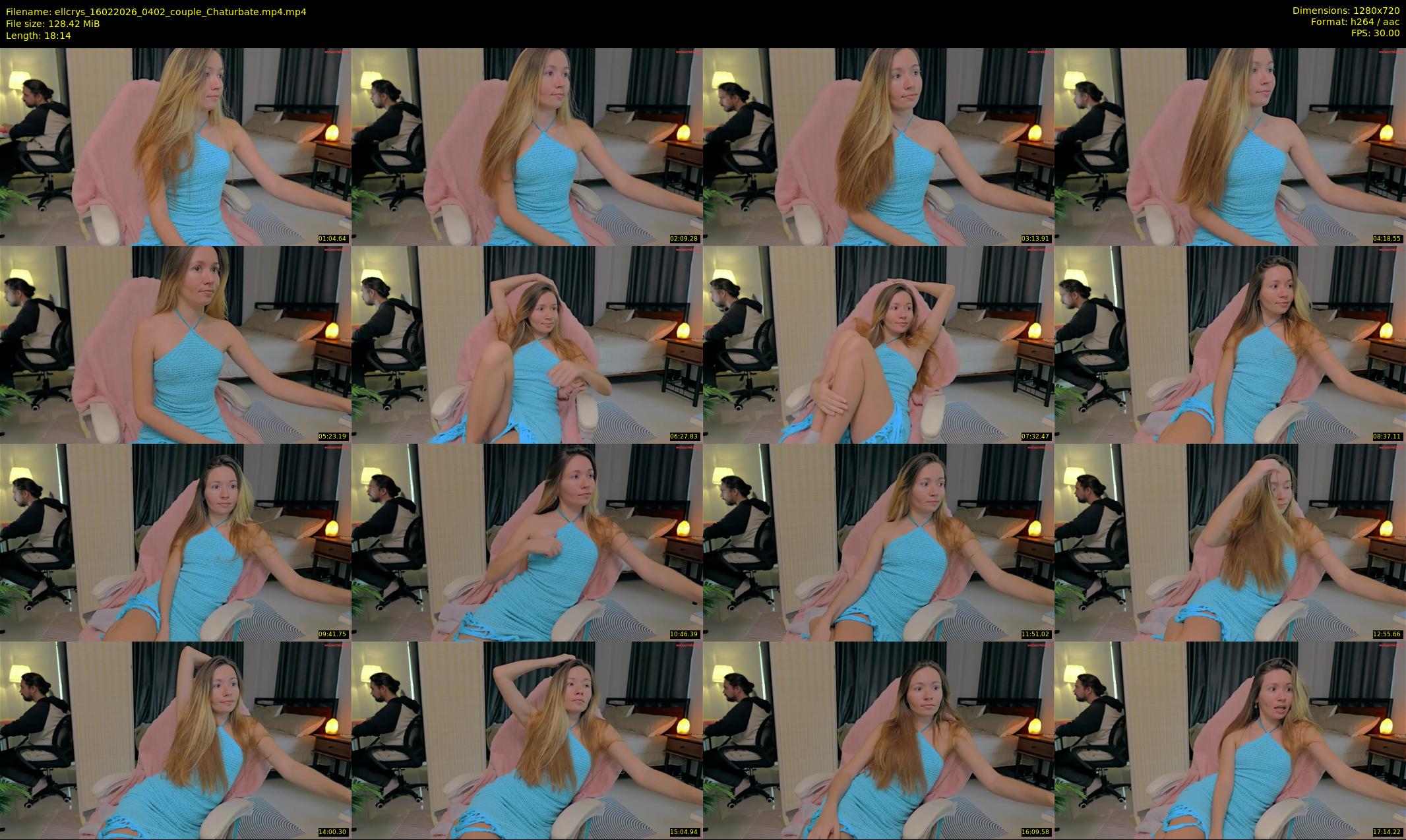 ellcrys — 19 minute Chaturbate couple cam show recording, 720p, Feb 16, 2026