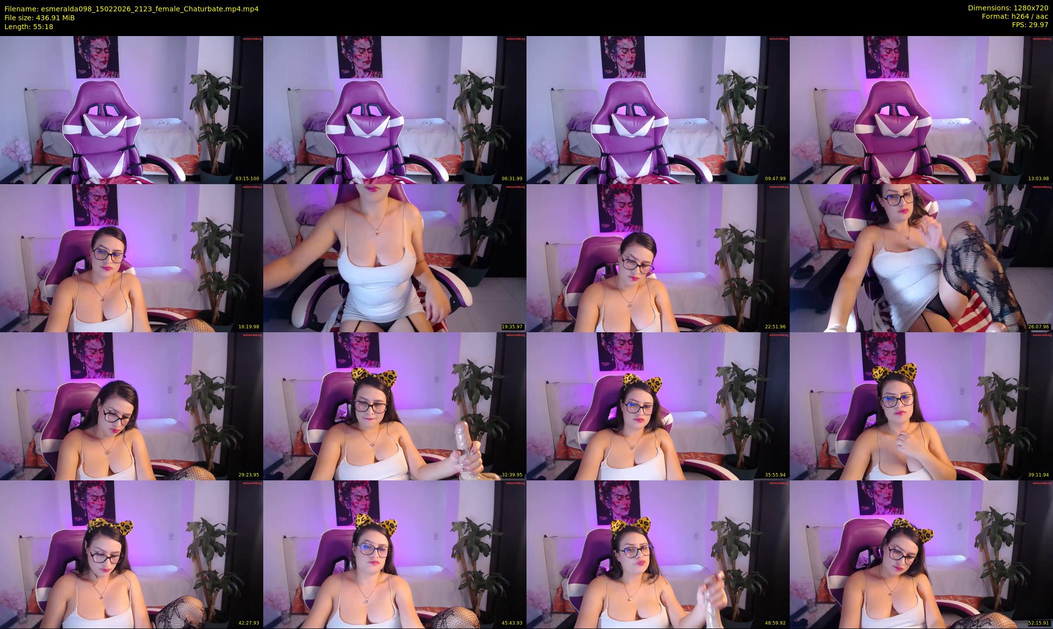 esmeralda098 — 56 minute Chaturbate female cam show recording, 720p, Feb 15, 2026