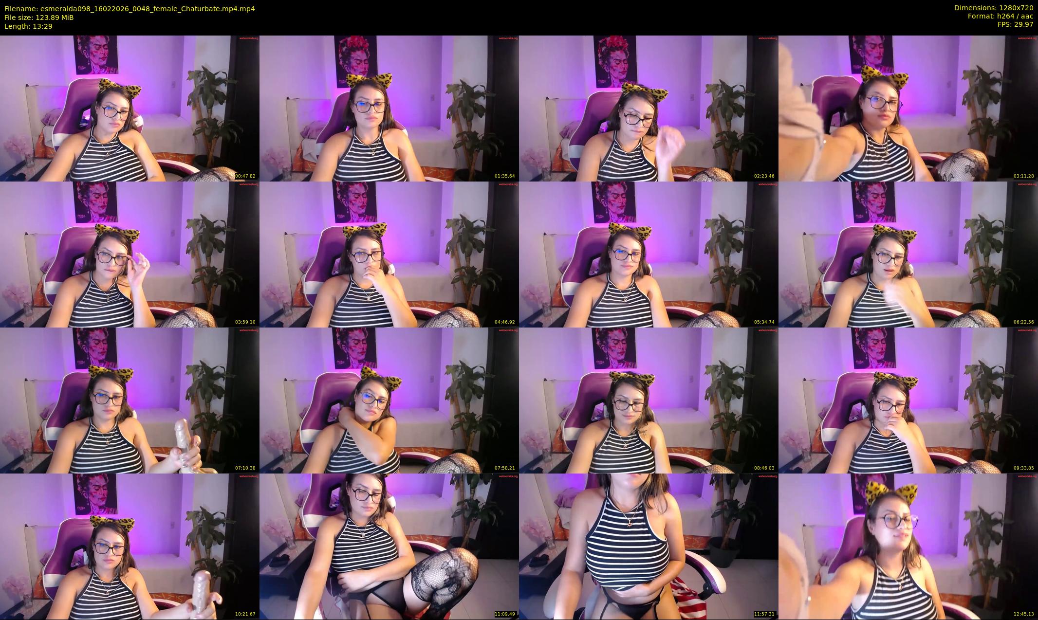 esmeralda098 — 14 minute Chaturbate female cam show recording, 720p, Feb 16, 2026