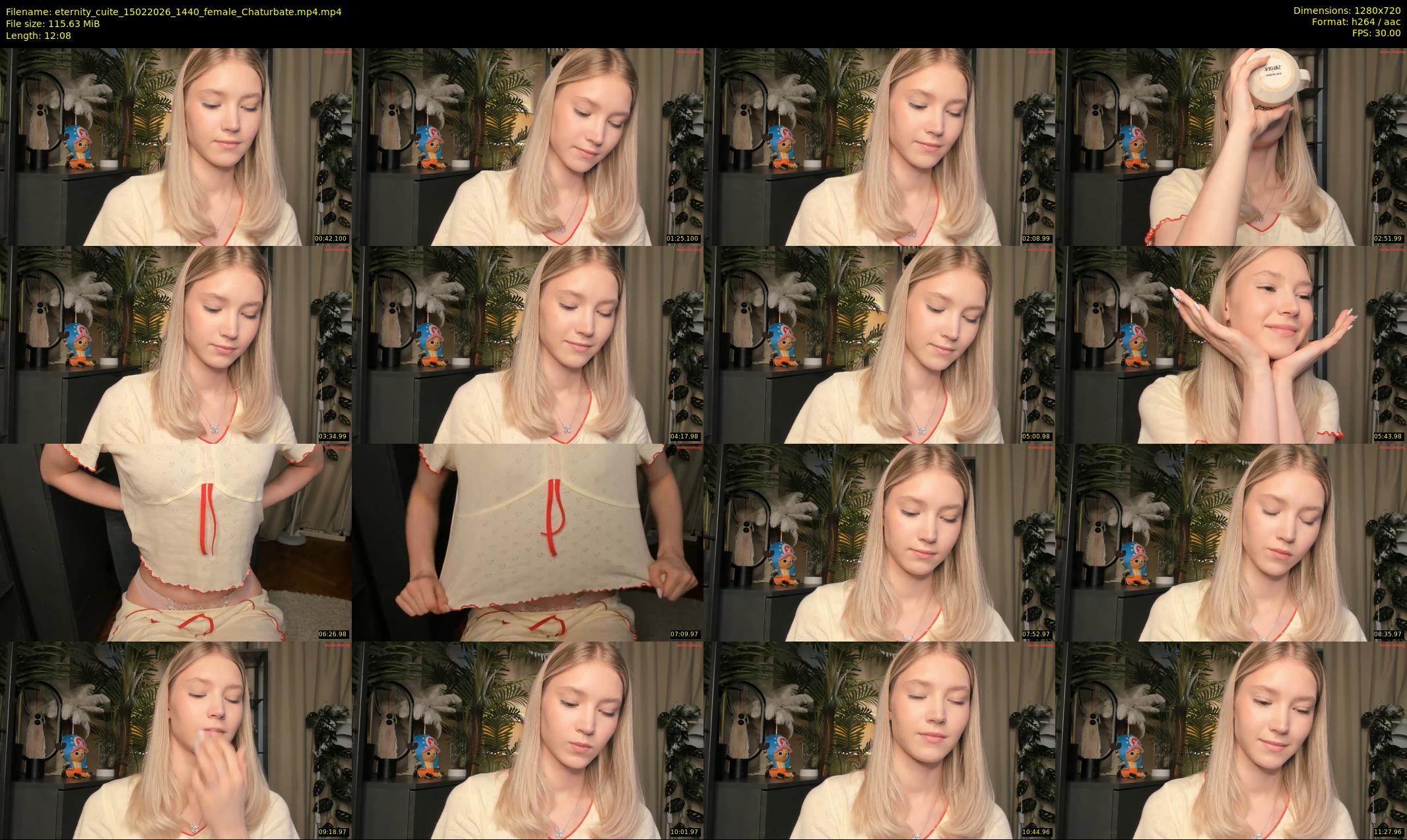 eternity_cuite — 13 minute Chaturbate female cam show recording, 720p, Feb 15, 2026