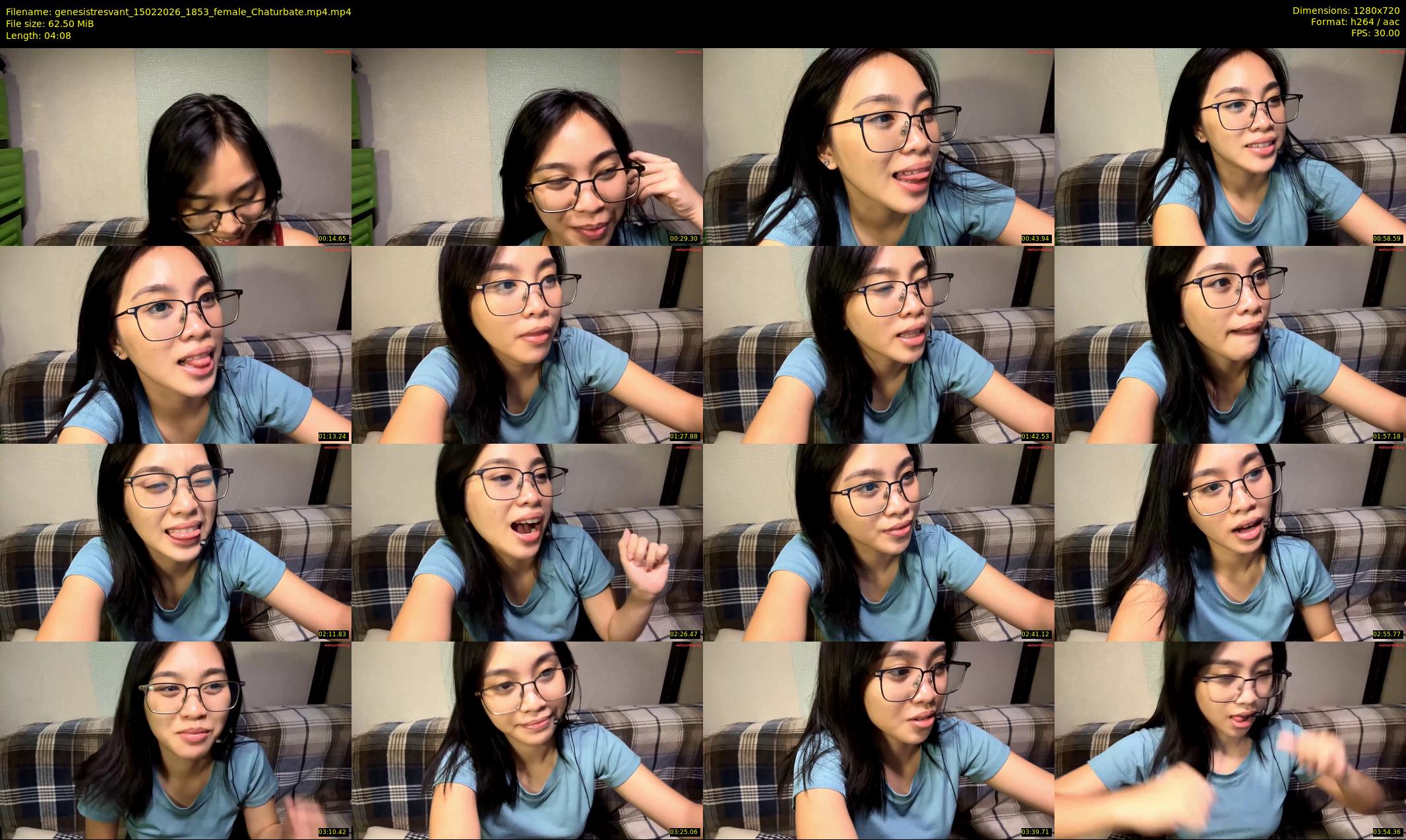 genesistresvant — 5 minute Chaturbate female cam show recording, 720p, Feb 15, 2026