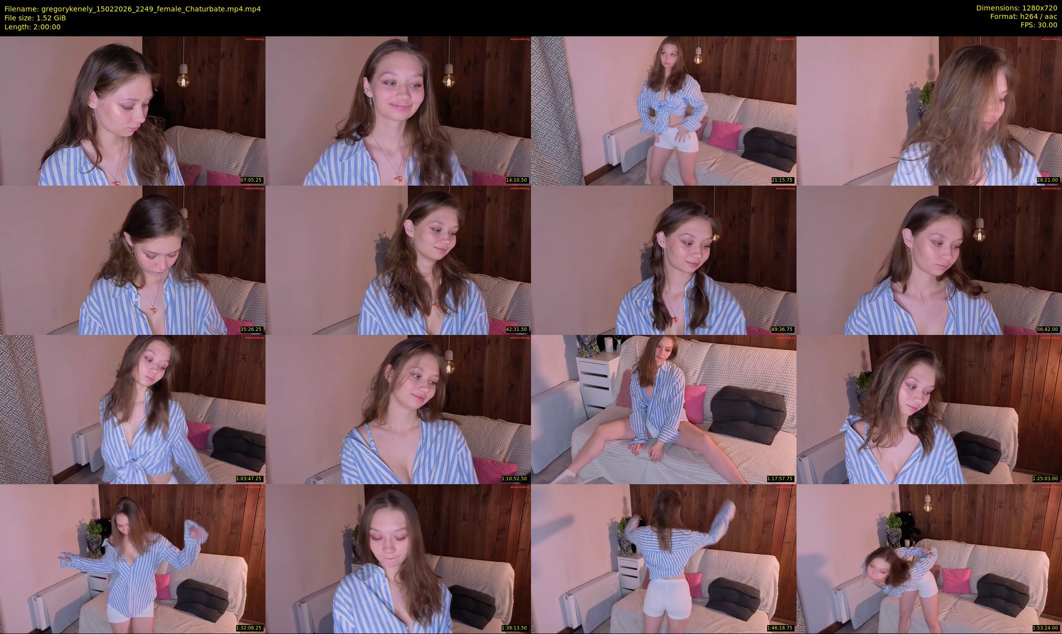 gregorykenely — 120 minute Chaturbate female cam show recording, 720p, Feb 15, 2026