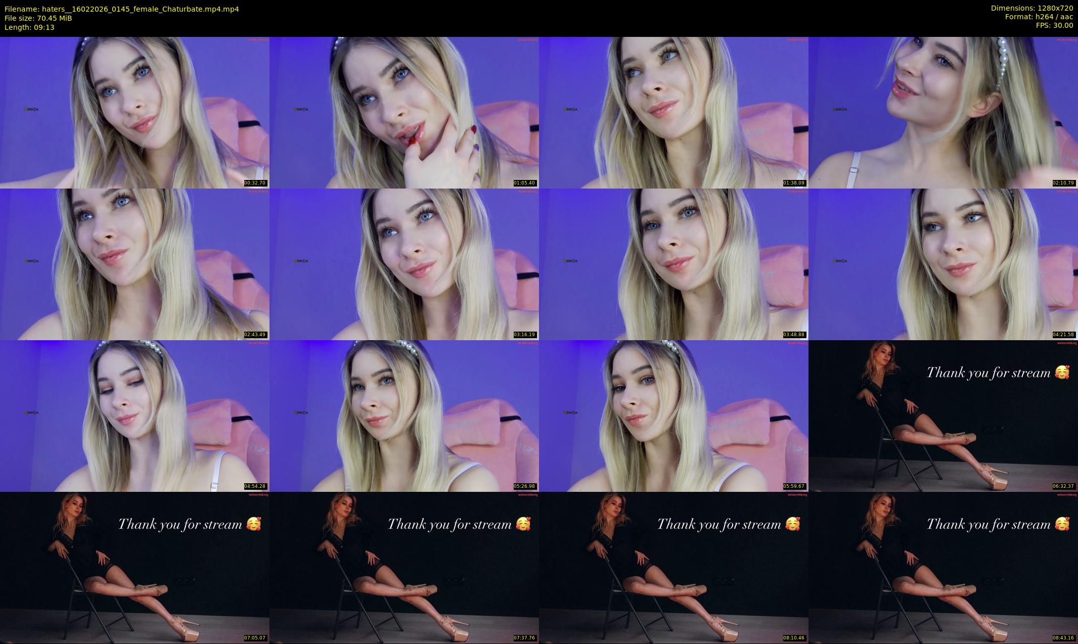 haters_ — 10 minute Chaturbate female cam show recording, 720p, Feb 16, 2026