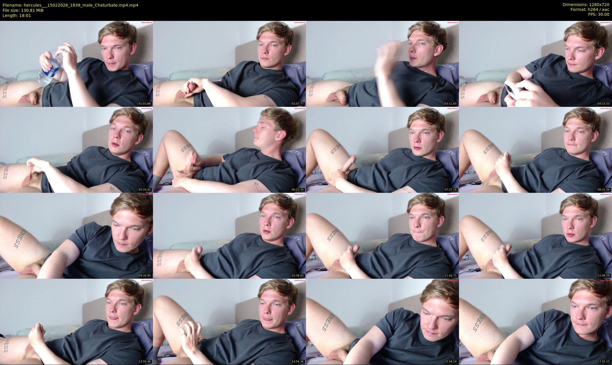 hercules__ — 19 minute Chaturbate male cam show recording, 720p, Feb 15, 2026