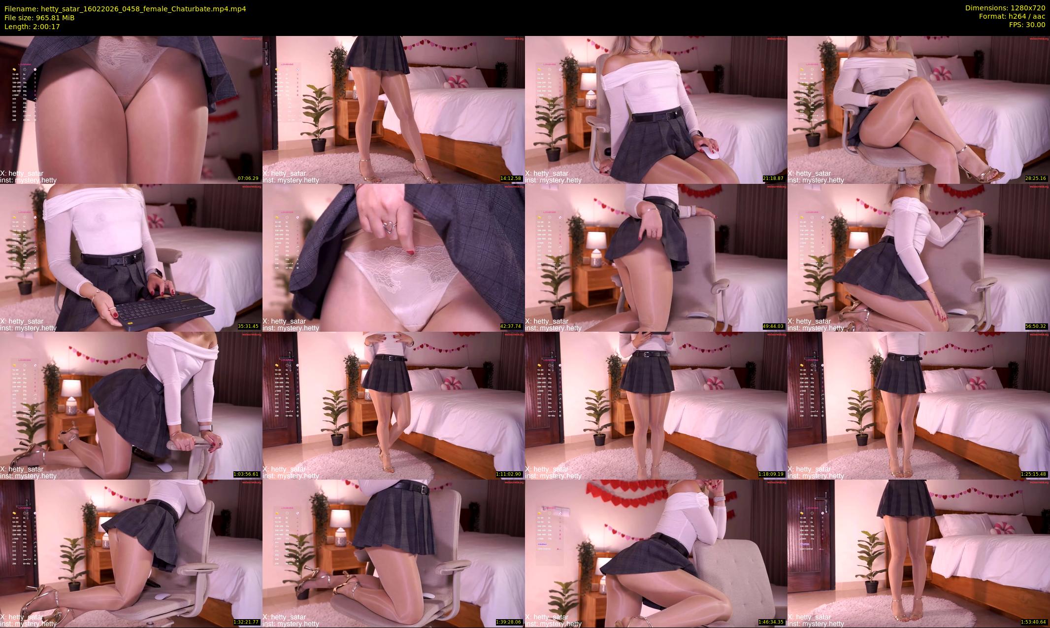hetty_satar — 121 minute Chaturbate female cam show recording, 720p, Feb 16, 2026