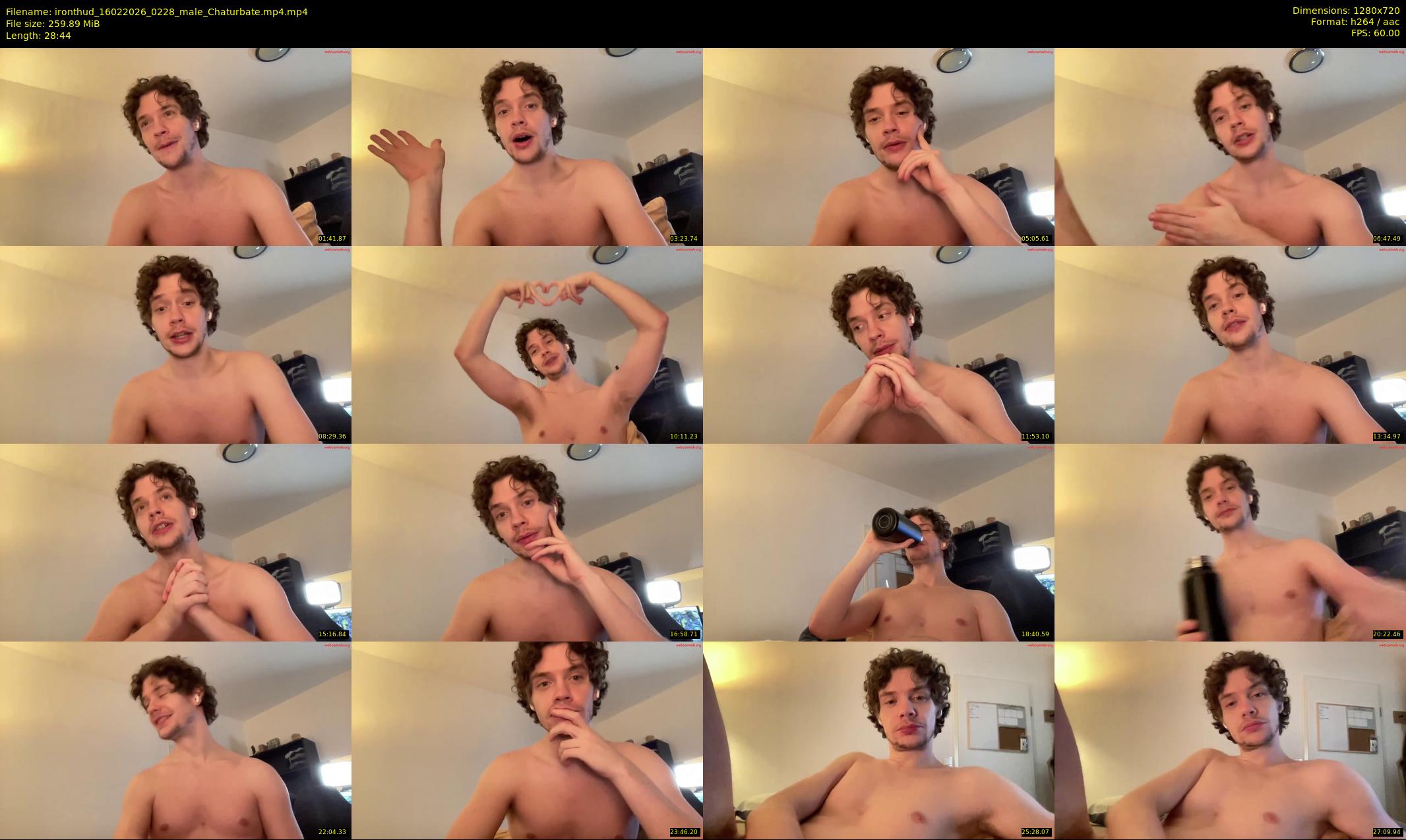 ironthud — 29 minute Chaturbate male cam show recording, 720p, Feb 16, 2026