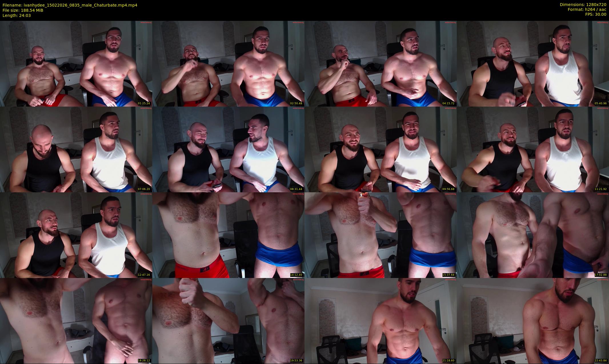 ivanhydee — 25 minute Chaturbate male cam show recording, 720p, Feb 15, 2026