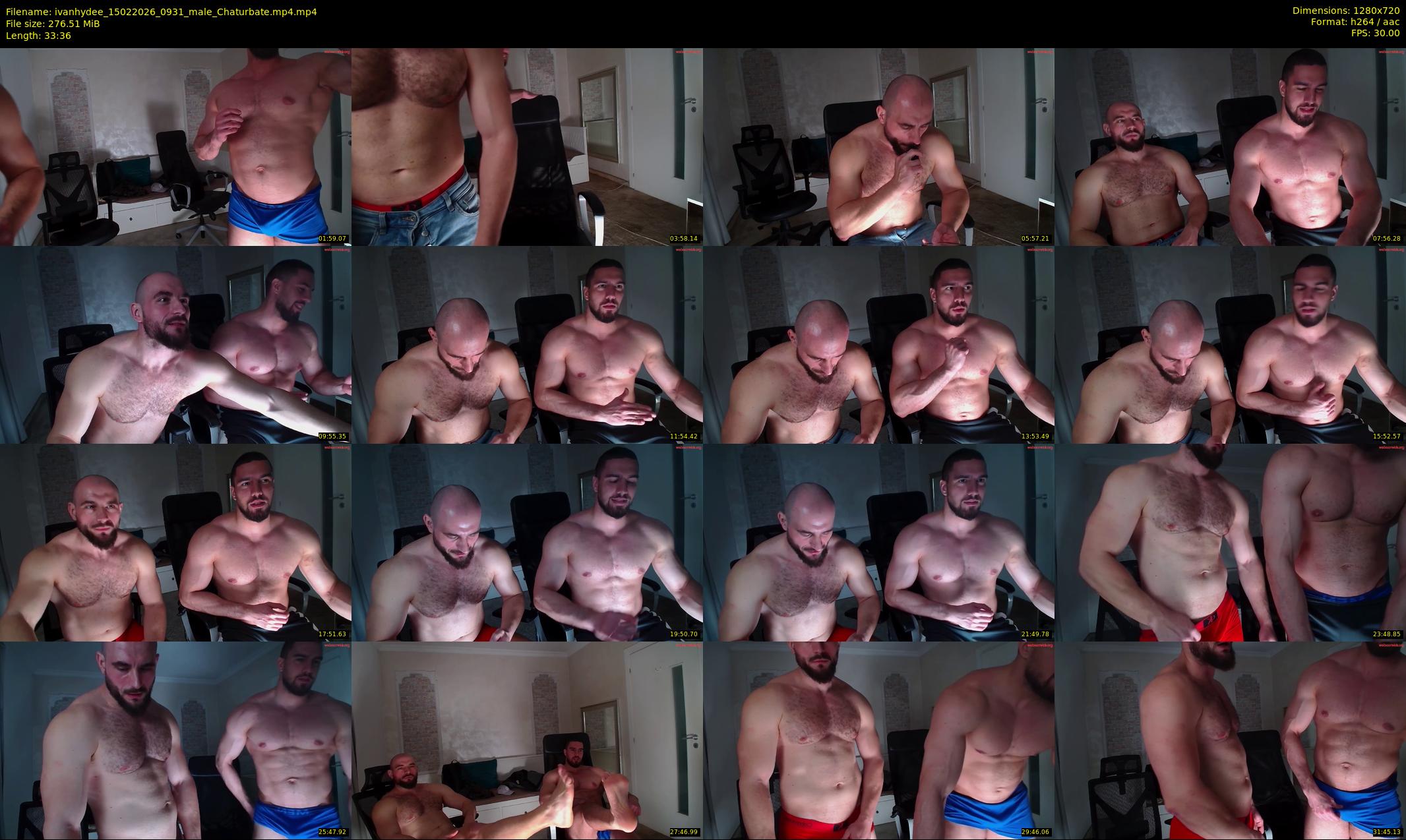 ivanhydee — 34 minute Chaturbate male cam show recording, 720p, Feb 15, 2026