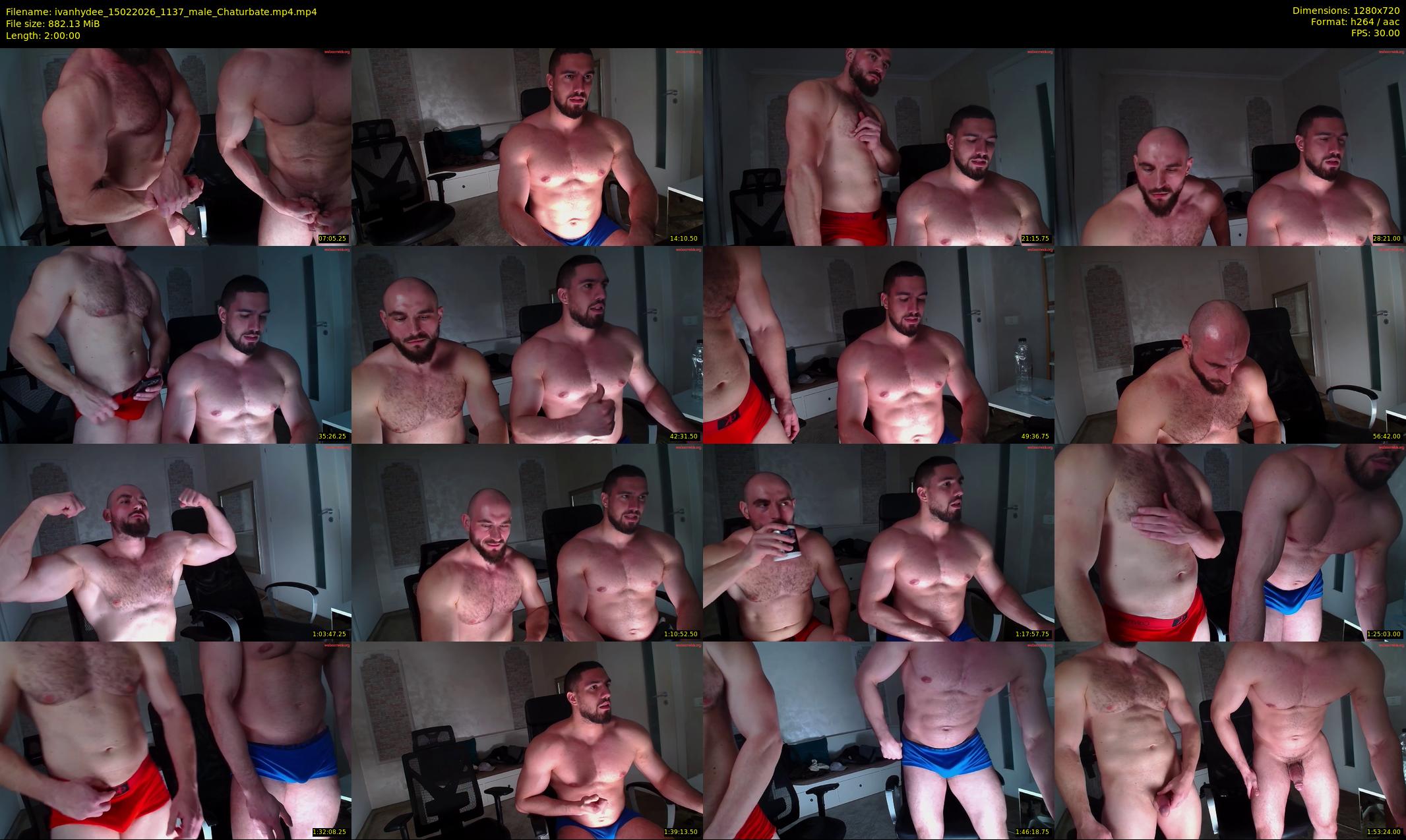ivanhydee — 120 minute Chaturbate male cam show recording, 720p, Feb 15, 2026