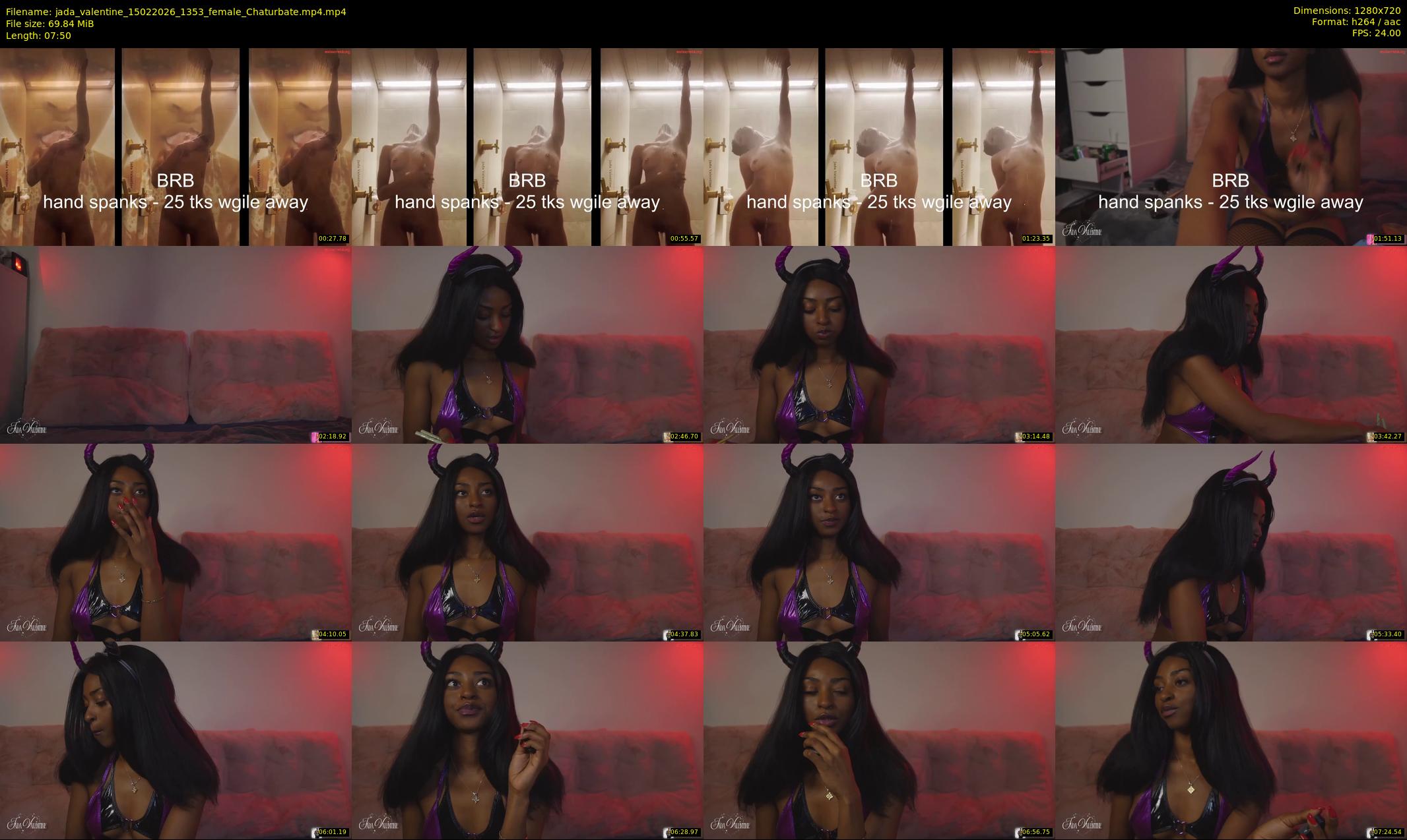 jada_valentine — 8 minute Chaturbate female cam show recording, 720p, Feb 15, 2026