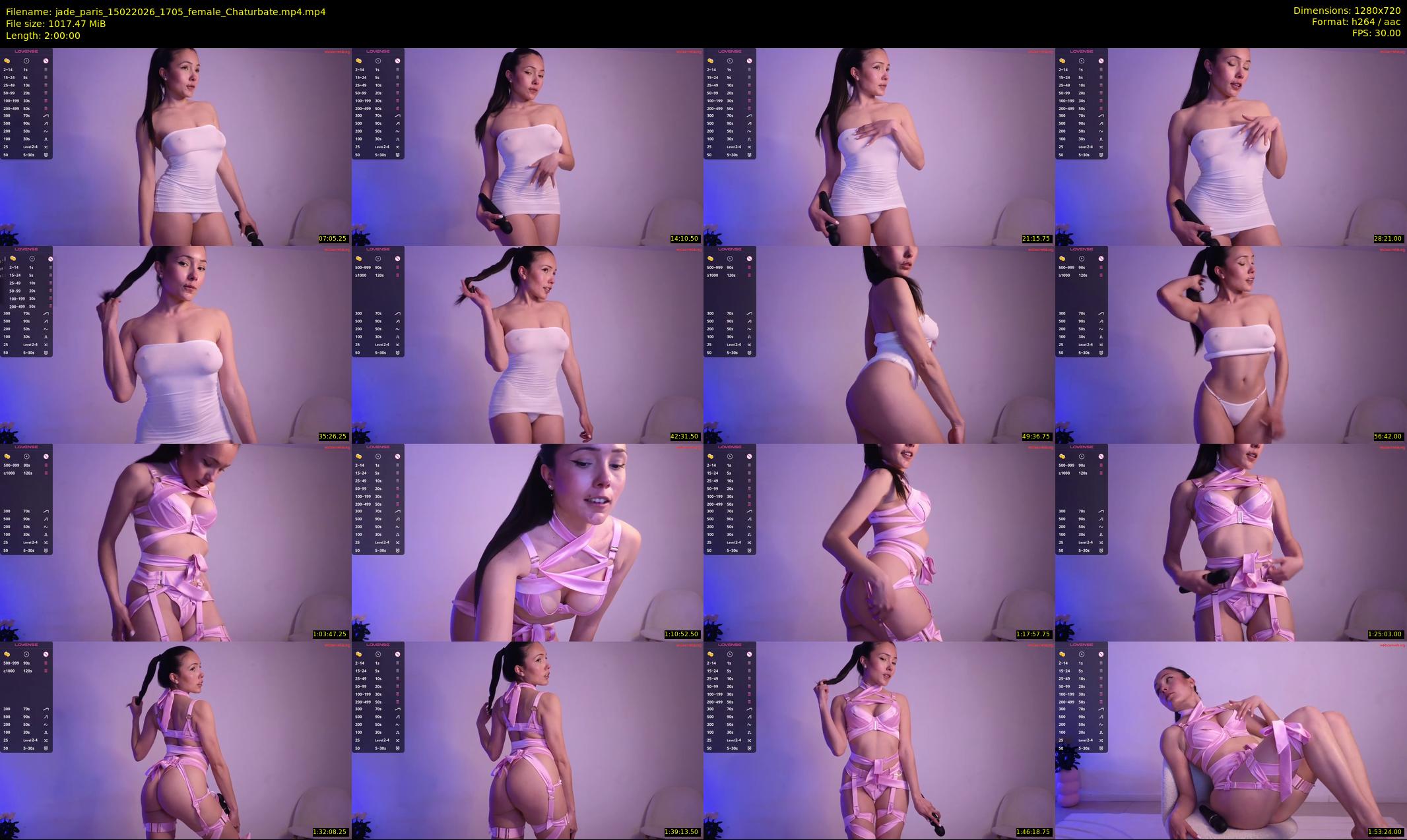 jade_paris — 120 minute Chaturbate female cam show recording, 720p, Feb 15, 2026