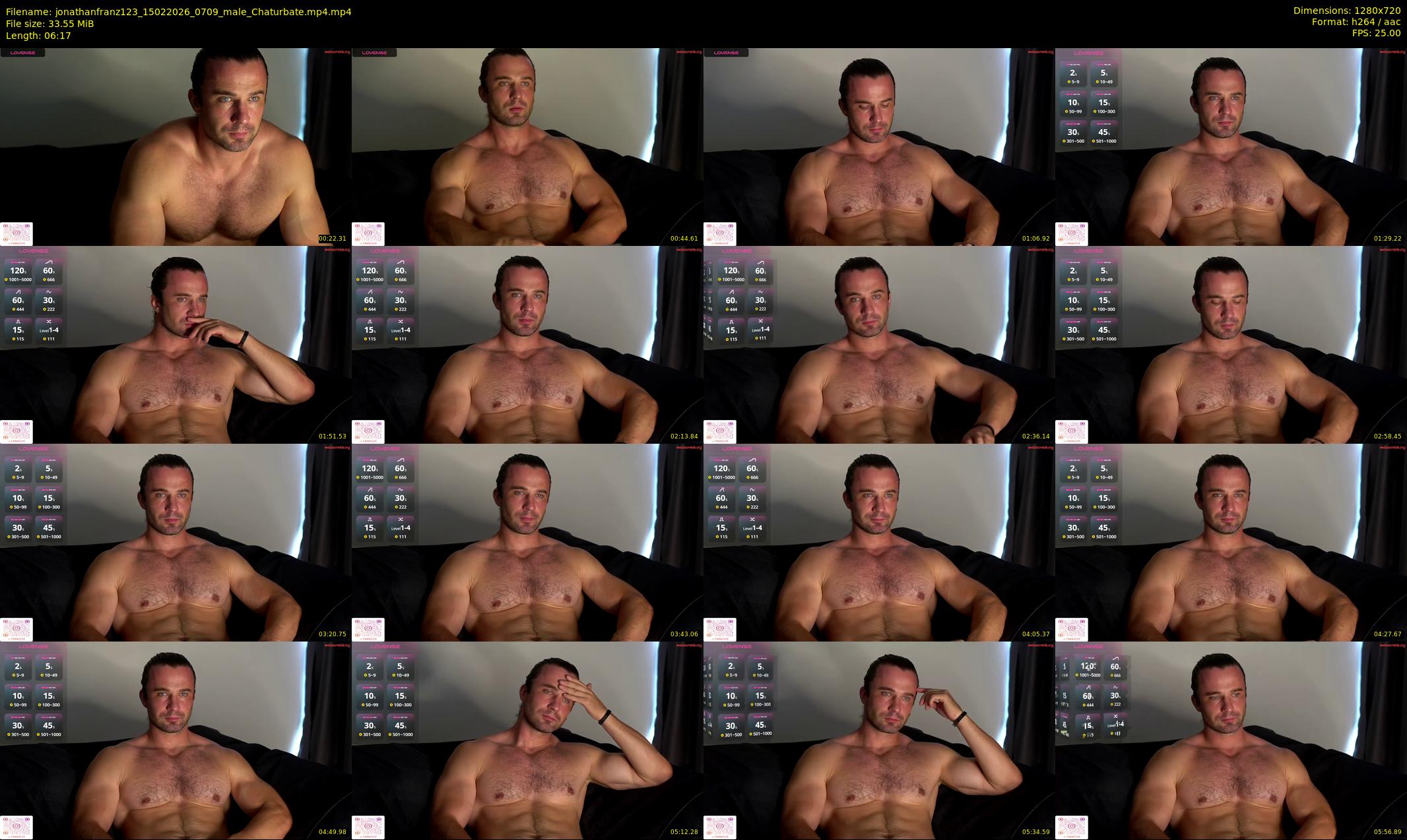 jonathanfranz123 — 7 minute Chaturbate male cam show recording, 720p, Feb 15, 2026