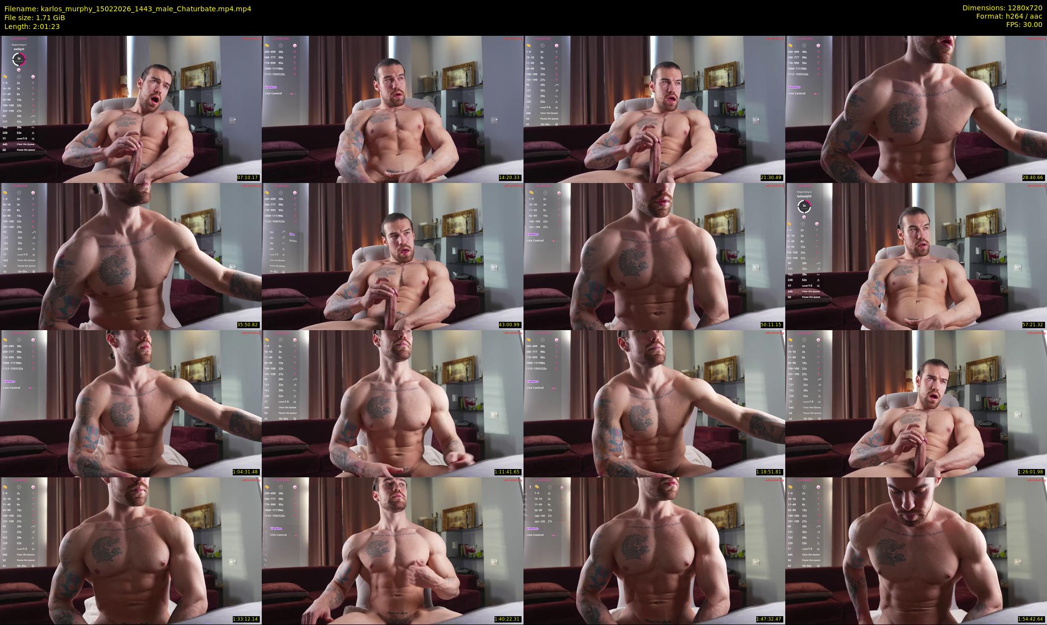 karlos_murphy — 122 minute Chaturbate male cam show recording, 720p, Feb 15, 2026