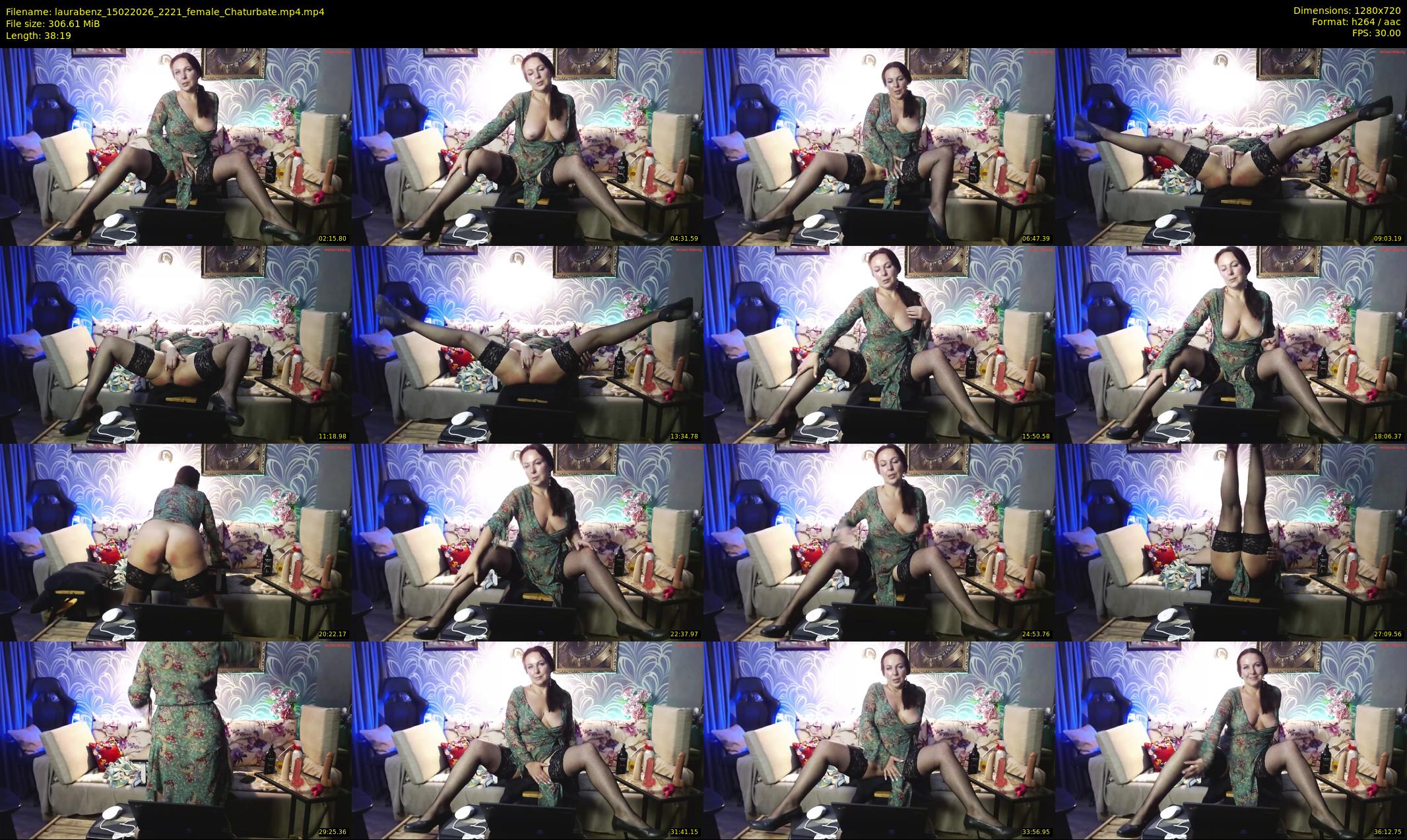 laurabenz — 39 minute Chaturbate female cam show recording, 720p, Feb 15, 2026