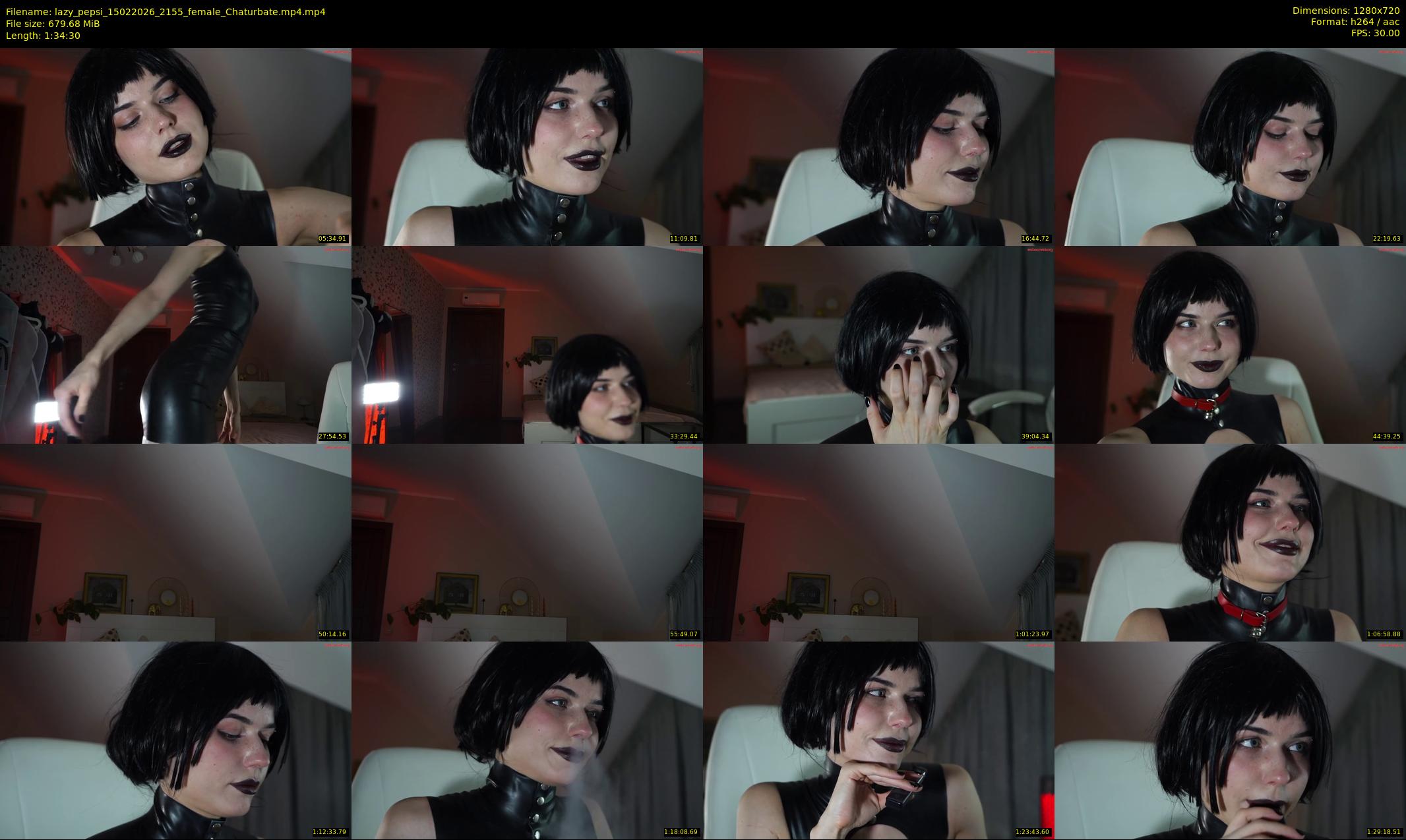 lazy_pepsi — 95 minute Chaturbate female cam show recording, 720p, Feb 15, 2026