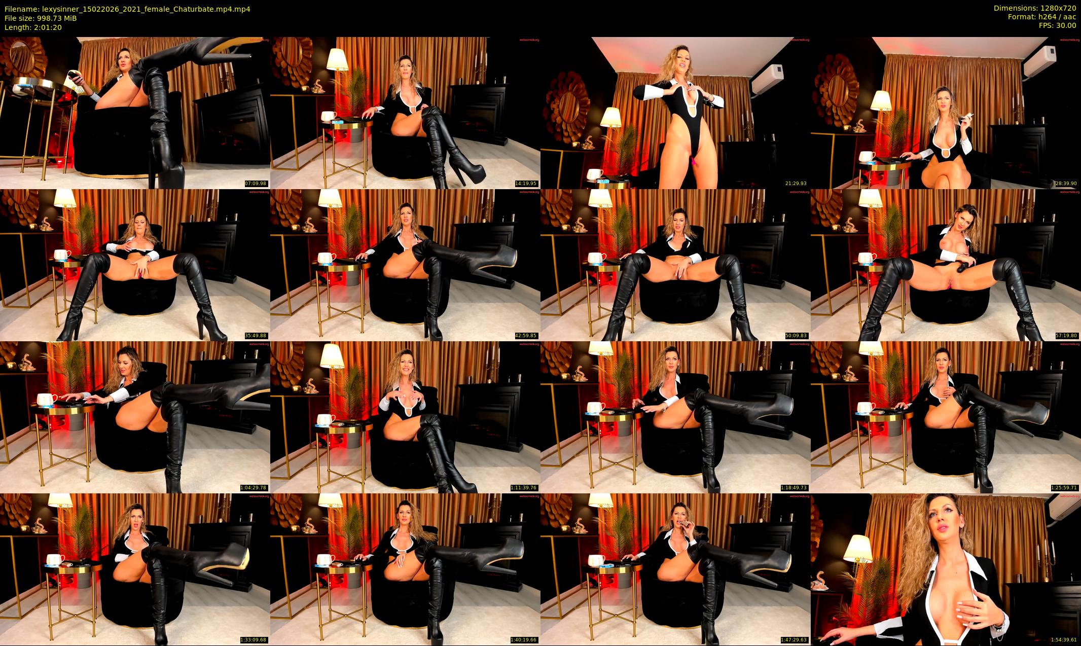 lexysinner — 122 minute Chaturbate female cam show recording, 720p, Feb 15, 2026