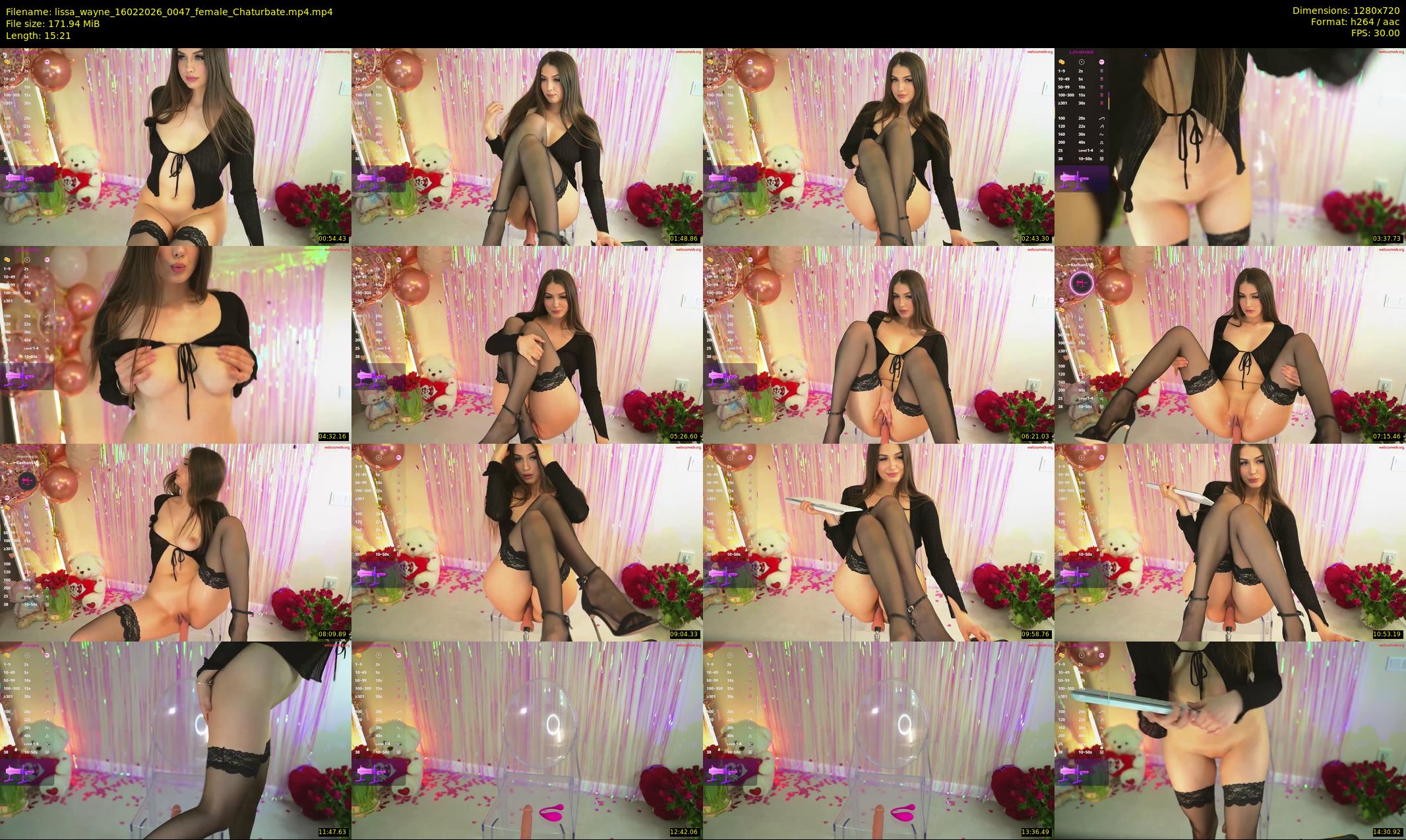 lissa_wayne — 16 minute Chaturbate female cam show recording, 720p, Feb 16, 2026