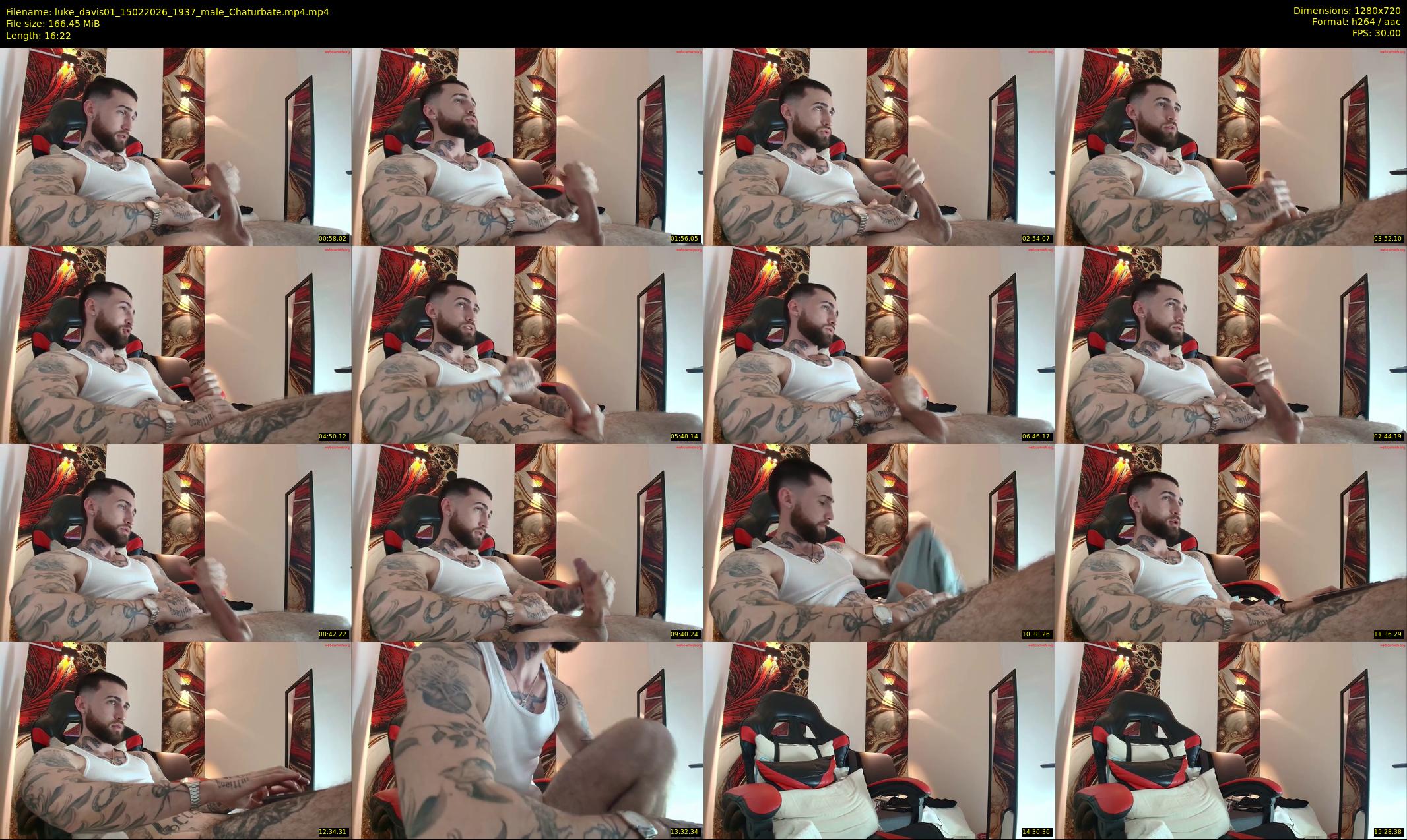 luke_davis01 — 17 minute Chaturbate male cam show recording, 720p, Feb 15, 2026