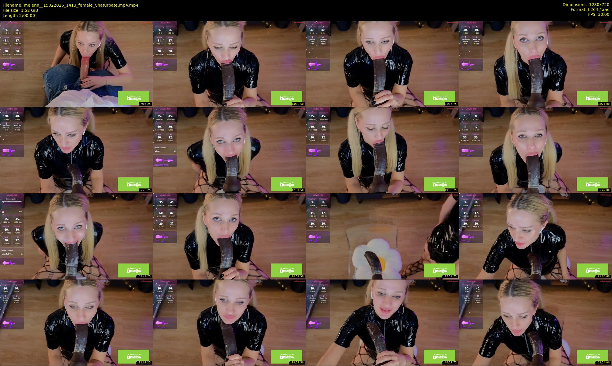 melenn_ — 120 minute Chaturbate female cam show recording, 720p, Feb 15, 2026