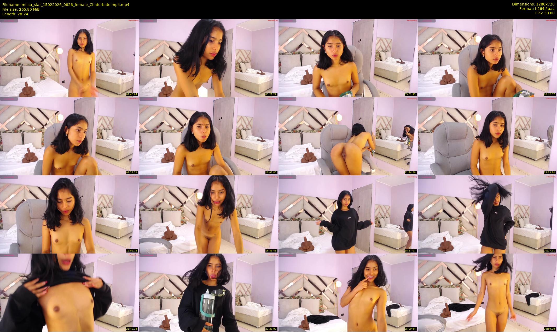 milaa_star — 29 minute Chaturbate female cam show recording, 720p, Feb 15, 2026